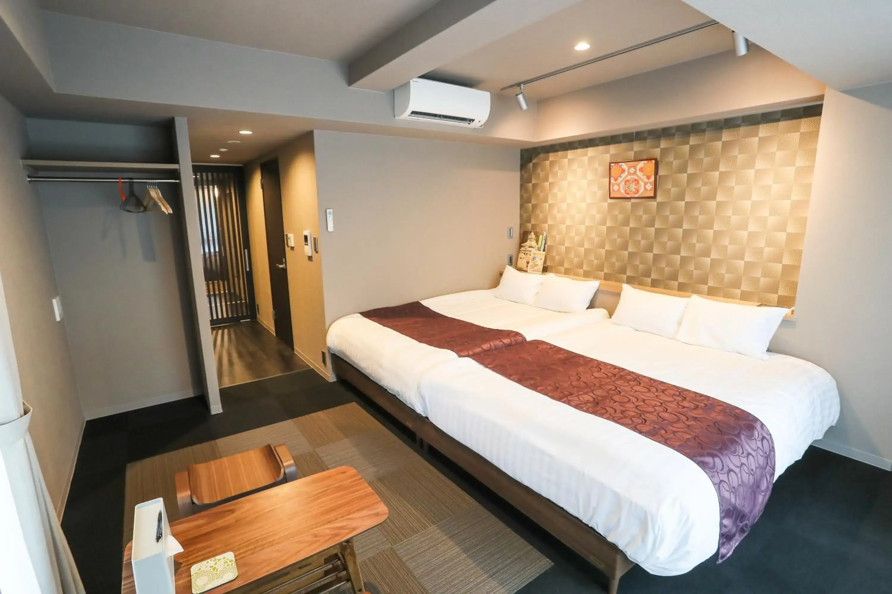 Bed in Apartment Hotel 7key S Kyoto Bed in Apartment Hotel 7key S Kyoto