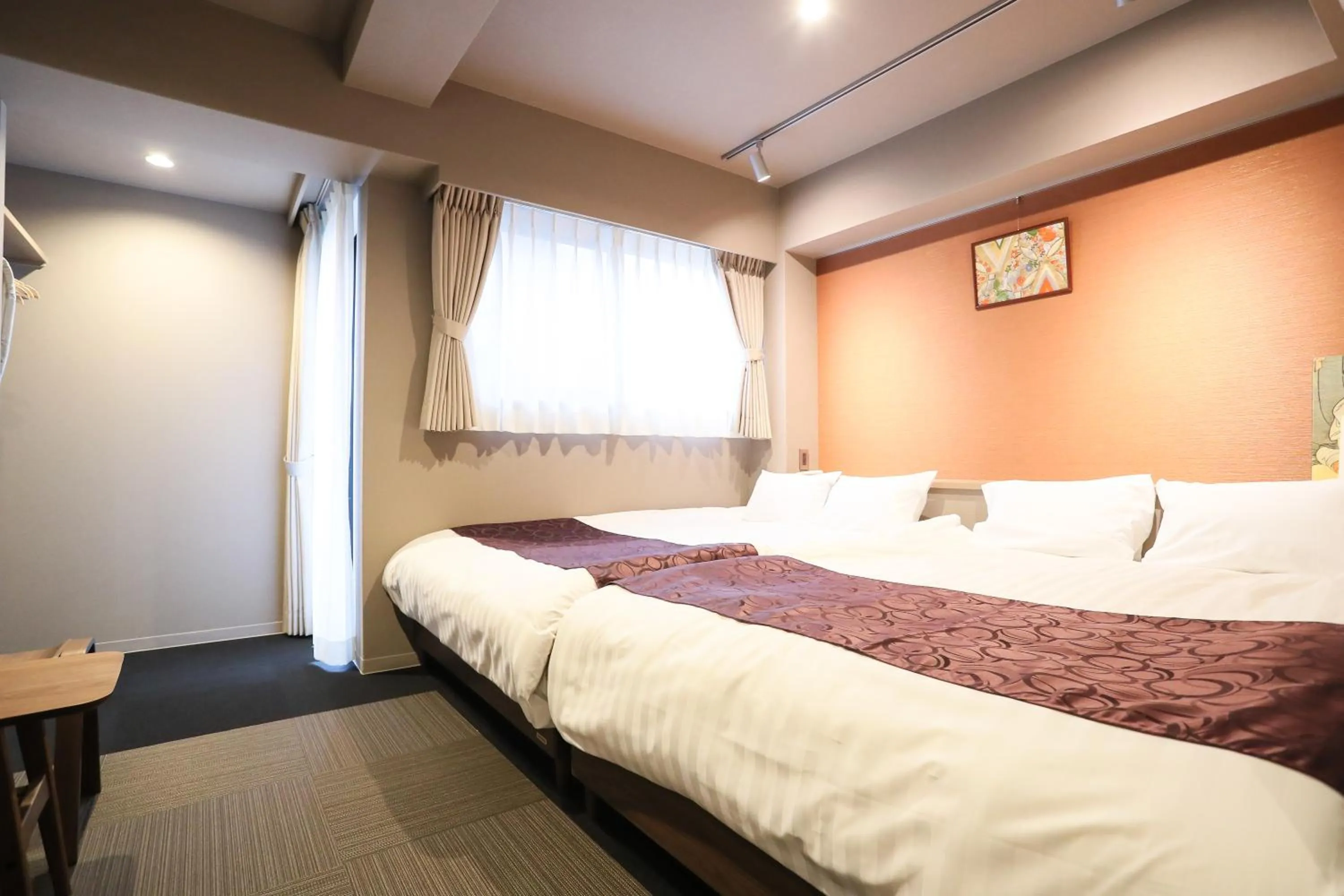 Bed in Apartment Hotel 7key S Kyoto