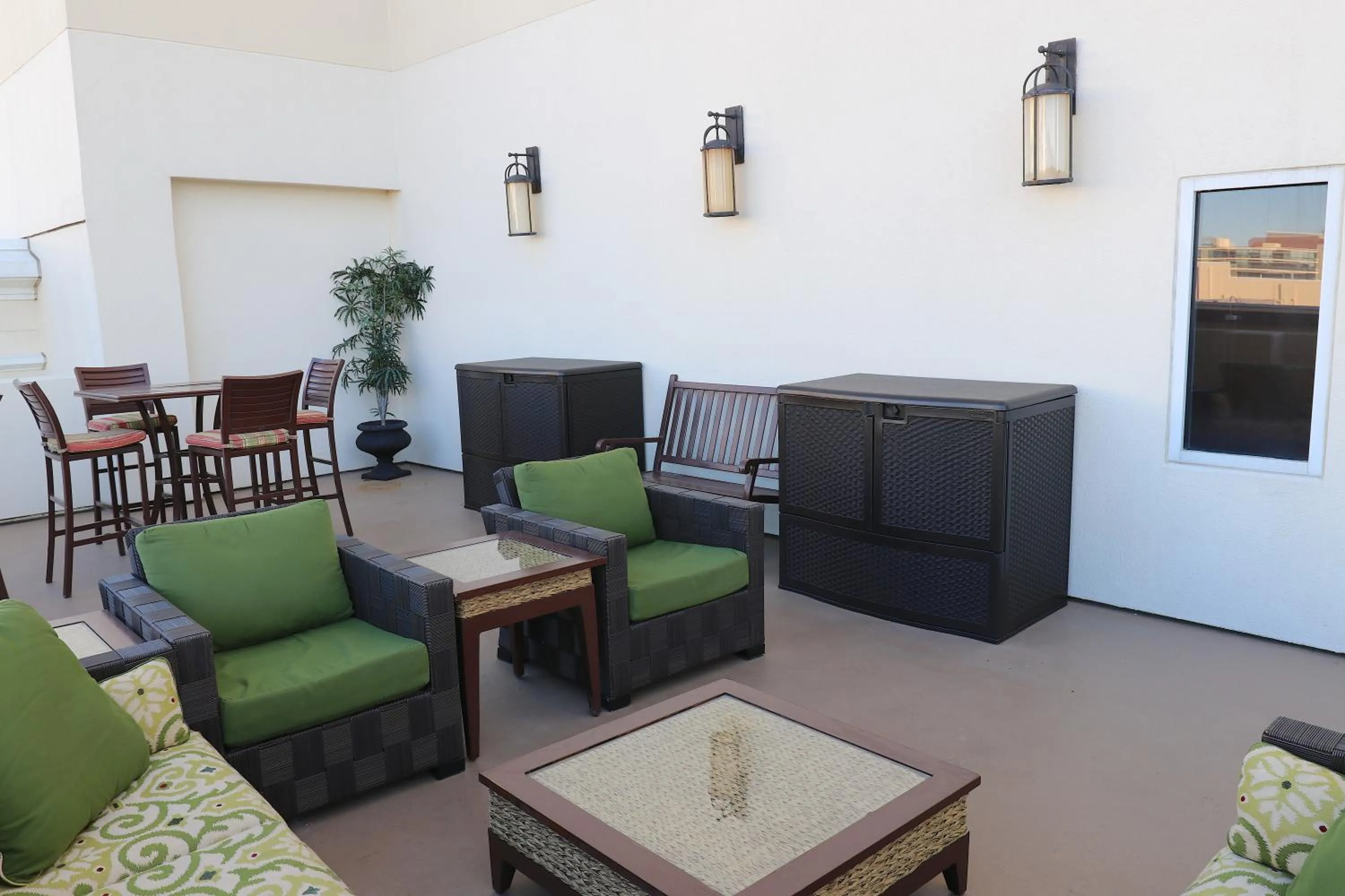 Patio in The Ocean Key Virginia Beach Resort