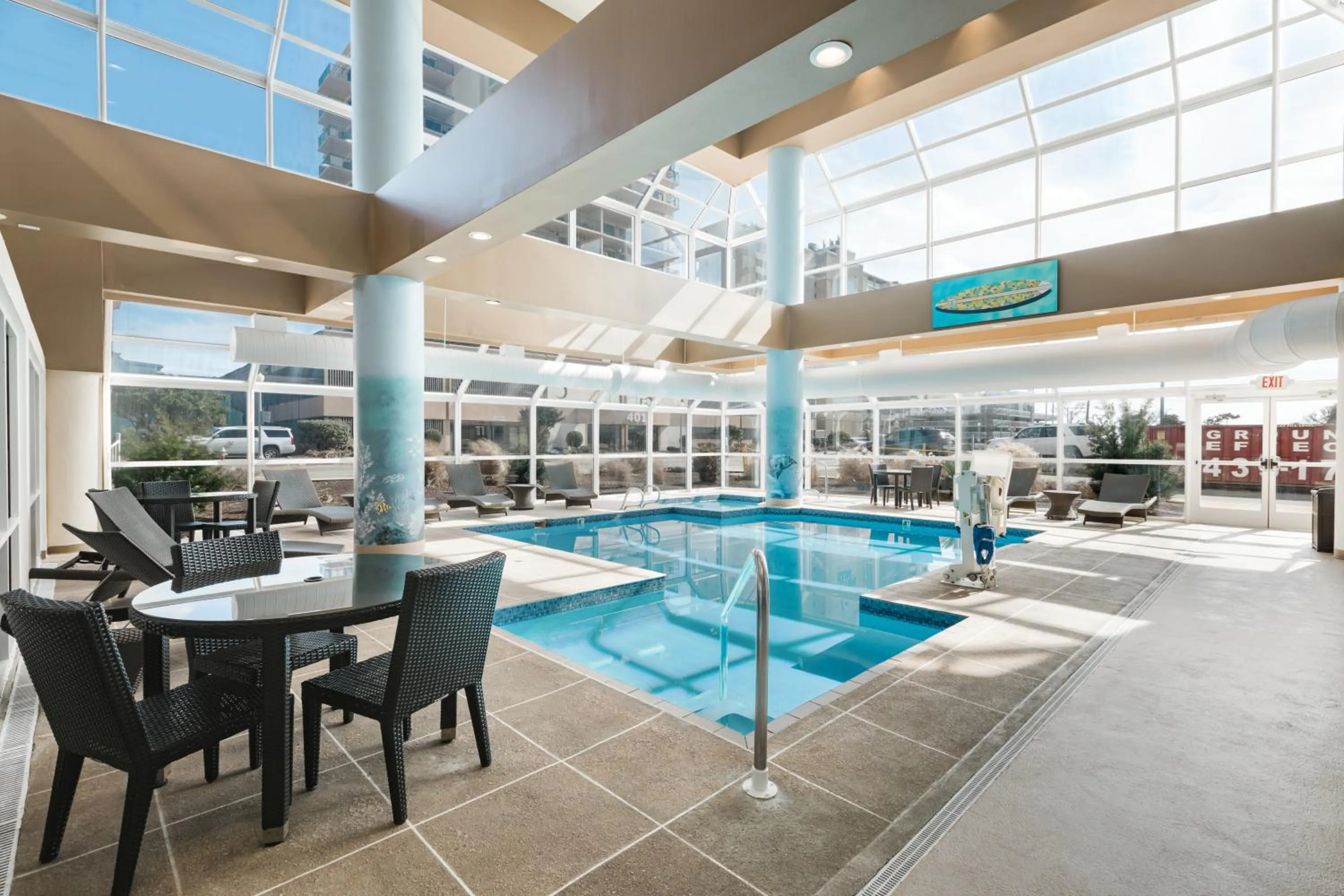 Swimming pool in The Ocean Key Virginia Beach Resort