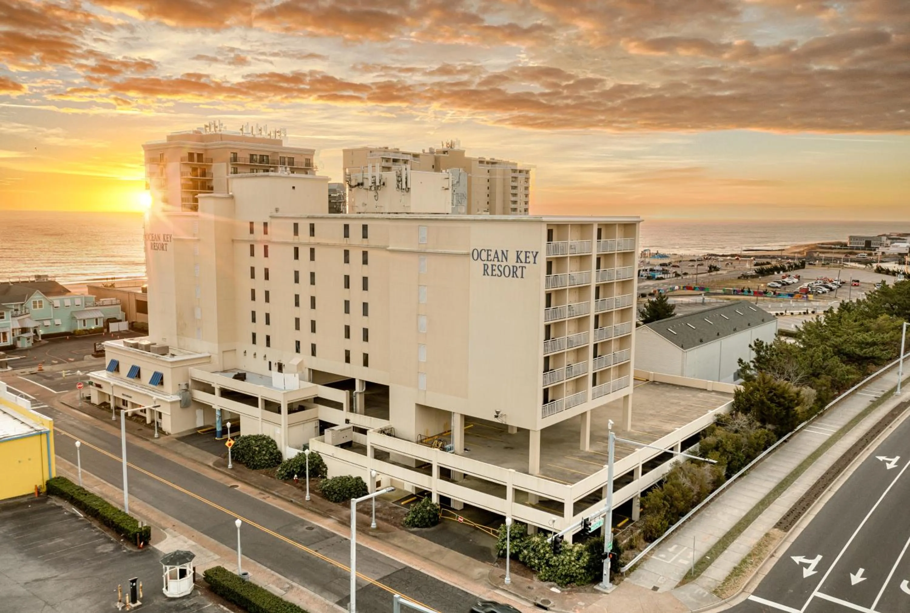 Property building in The Ocean Key Virginia Beach Resort