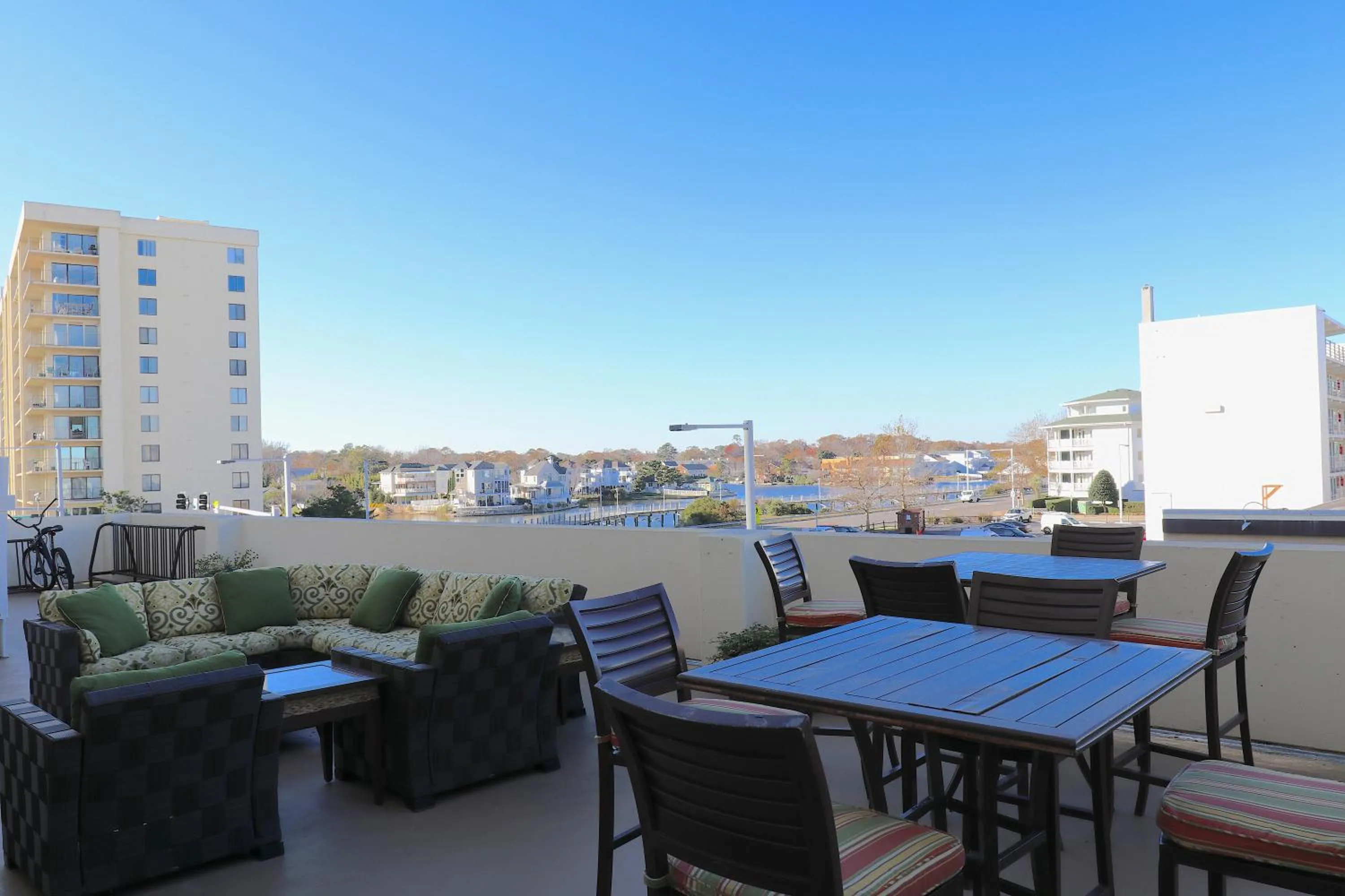 Patio in The Ocean Key Virginia Beach Resort