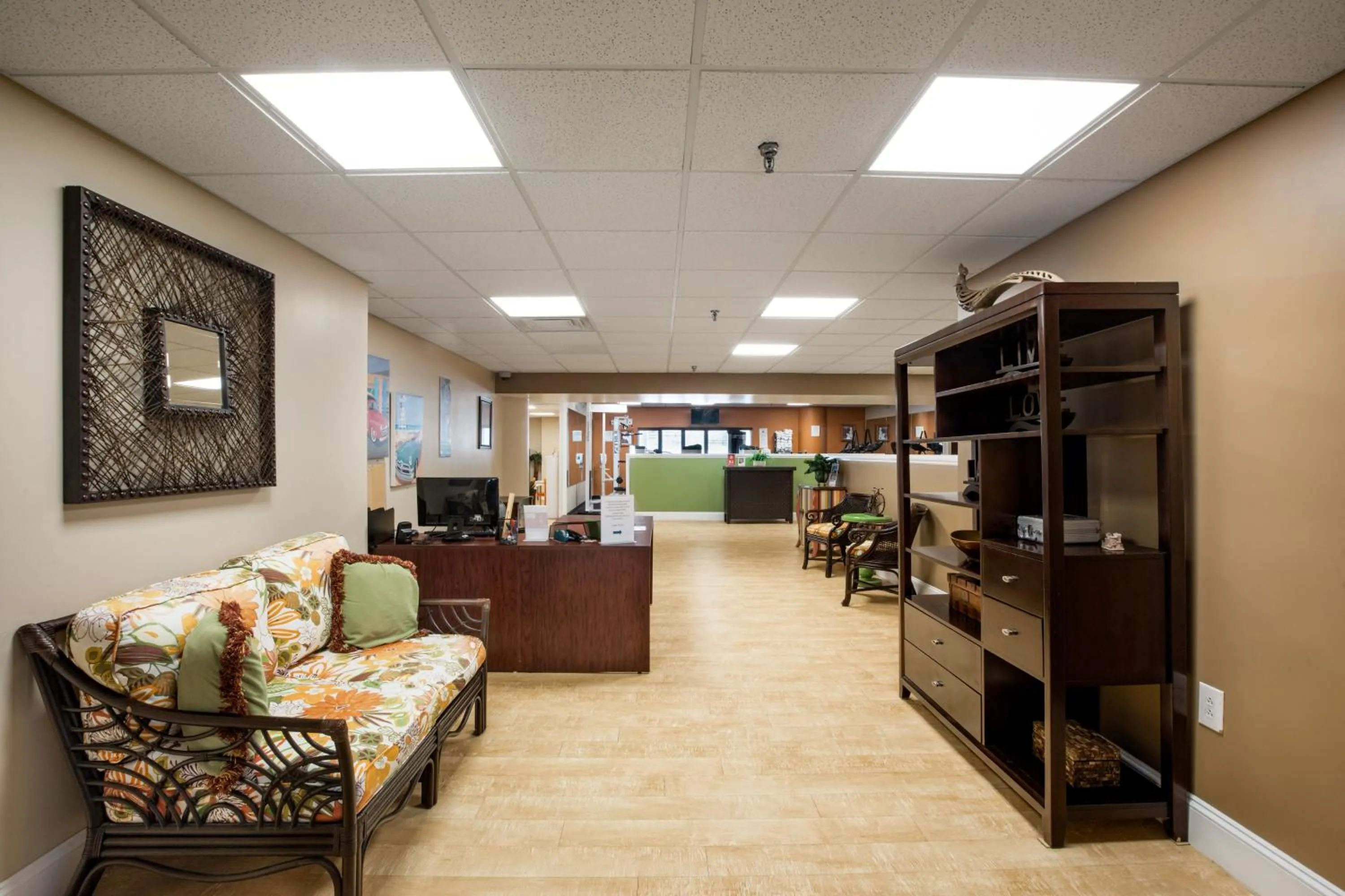 Lobby or reception in The Ocean Key Virginia Beach Resort