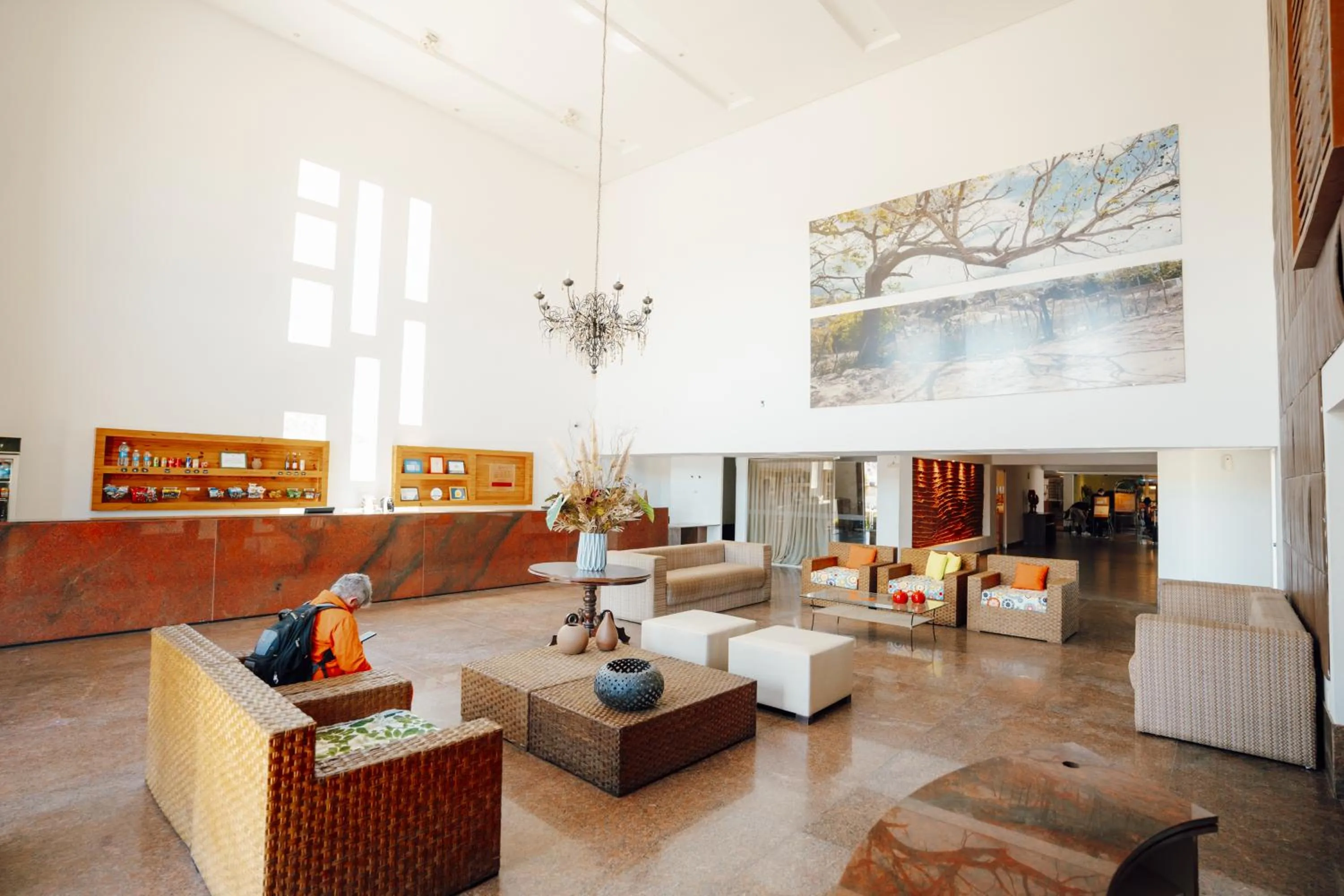 Lobby or reception in Hotel VillaOeste
