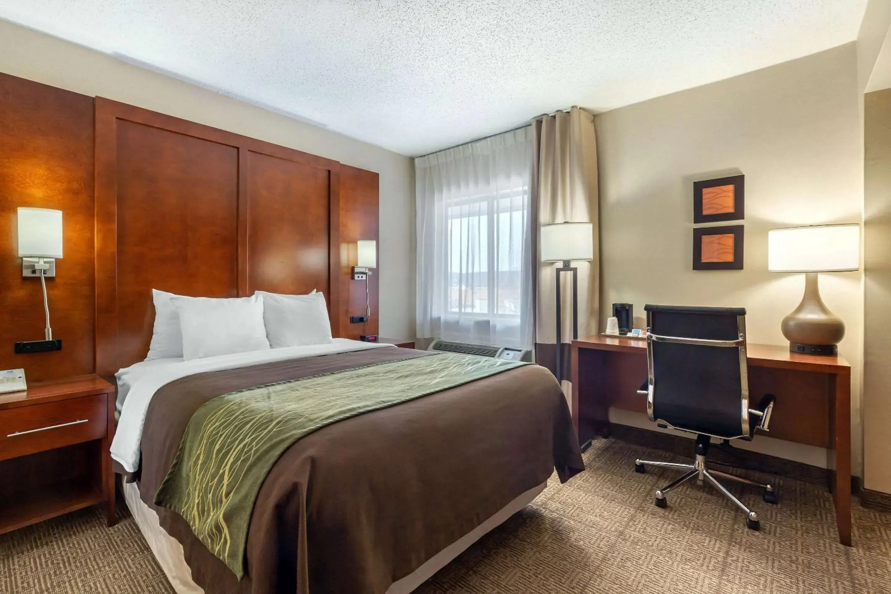 Bedroom, Bed in Comfort Inn Trolley Square Bedroom, Bed in Comfort Inn Trolley Square
