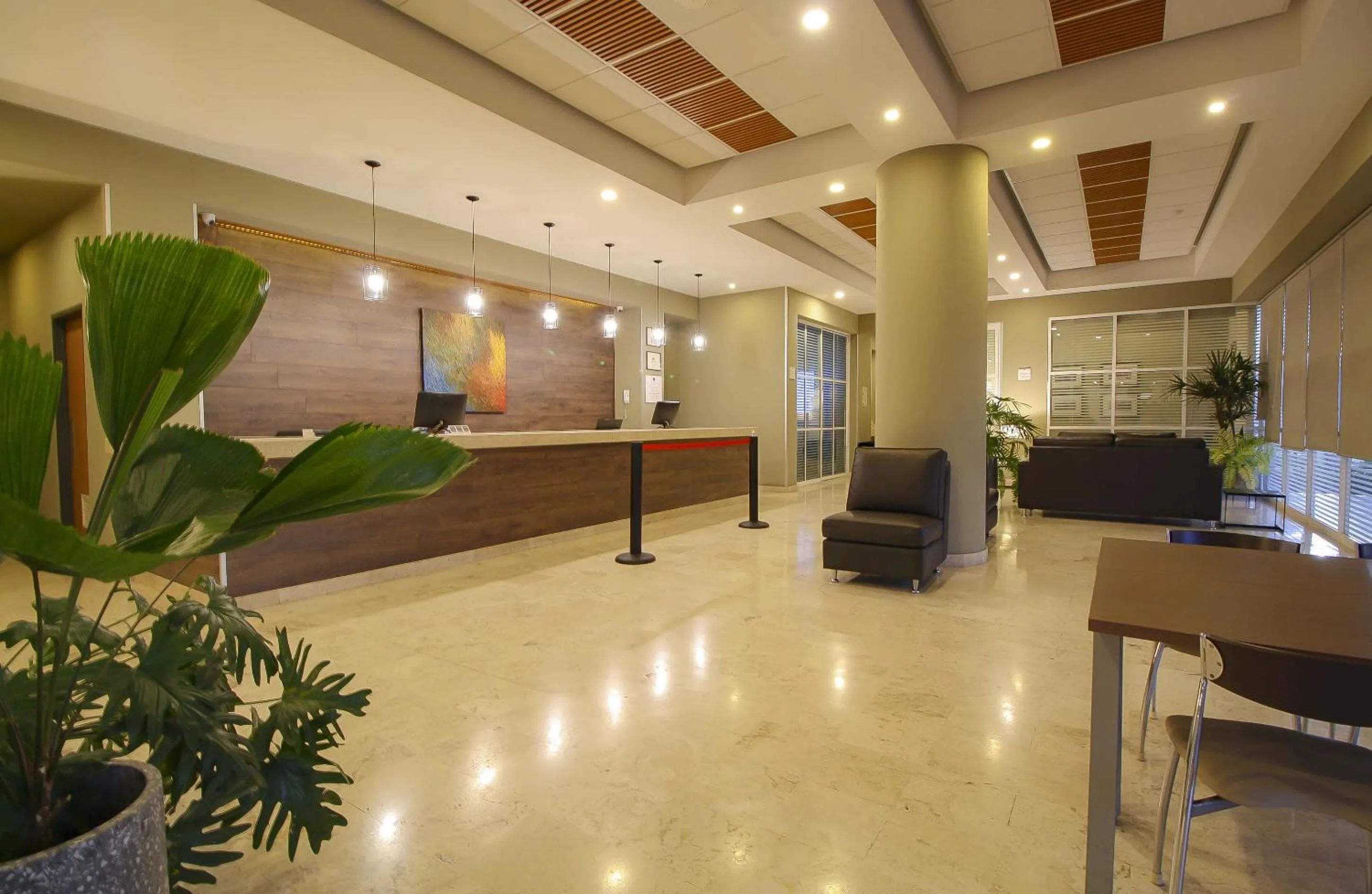 Lobby or reception in Hotel Turotel Morelia