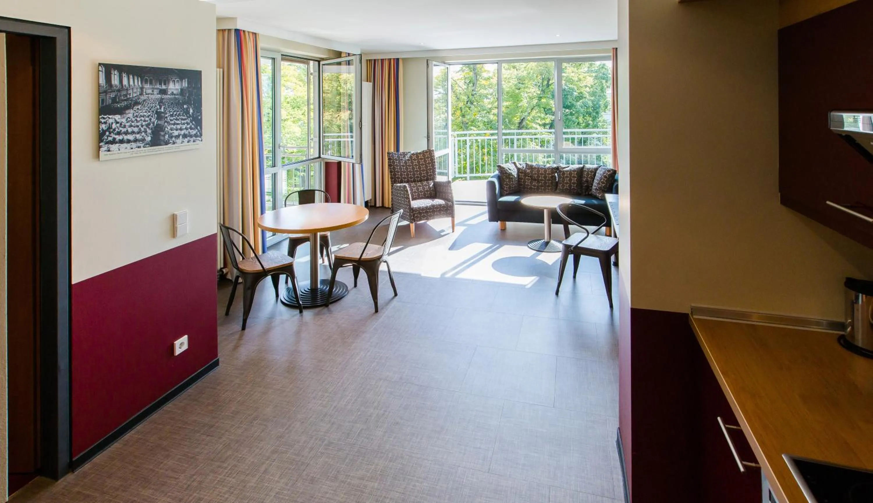 Kitchen or kitchenette in Aparion Apartments Berlin