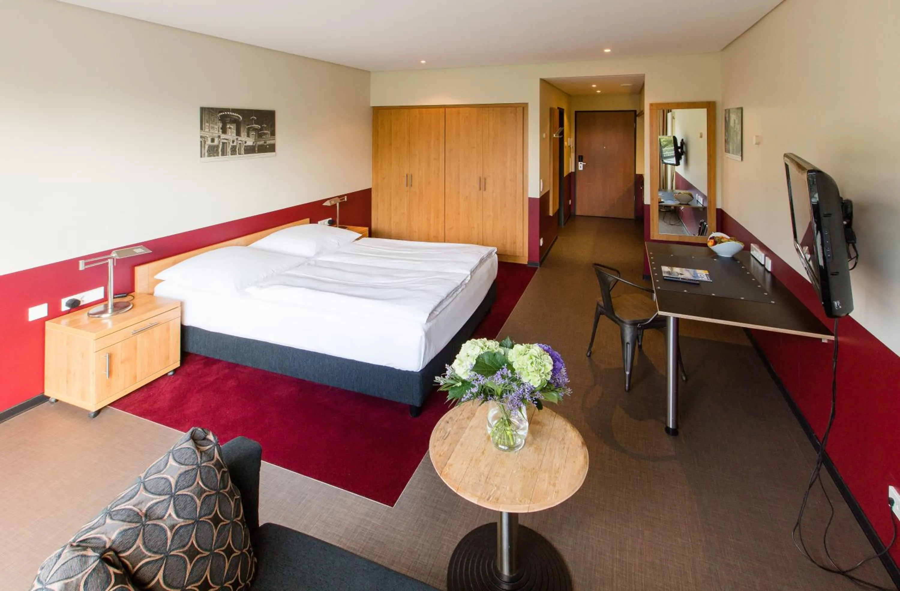 Living room, Bed in Aparion Apartments Berlin