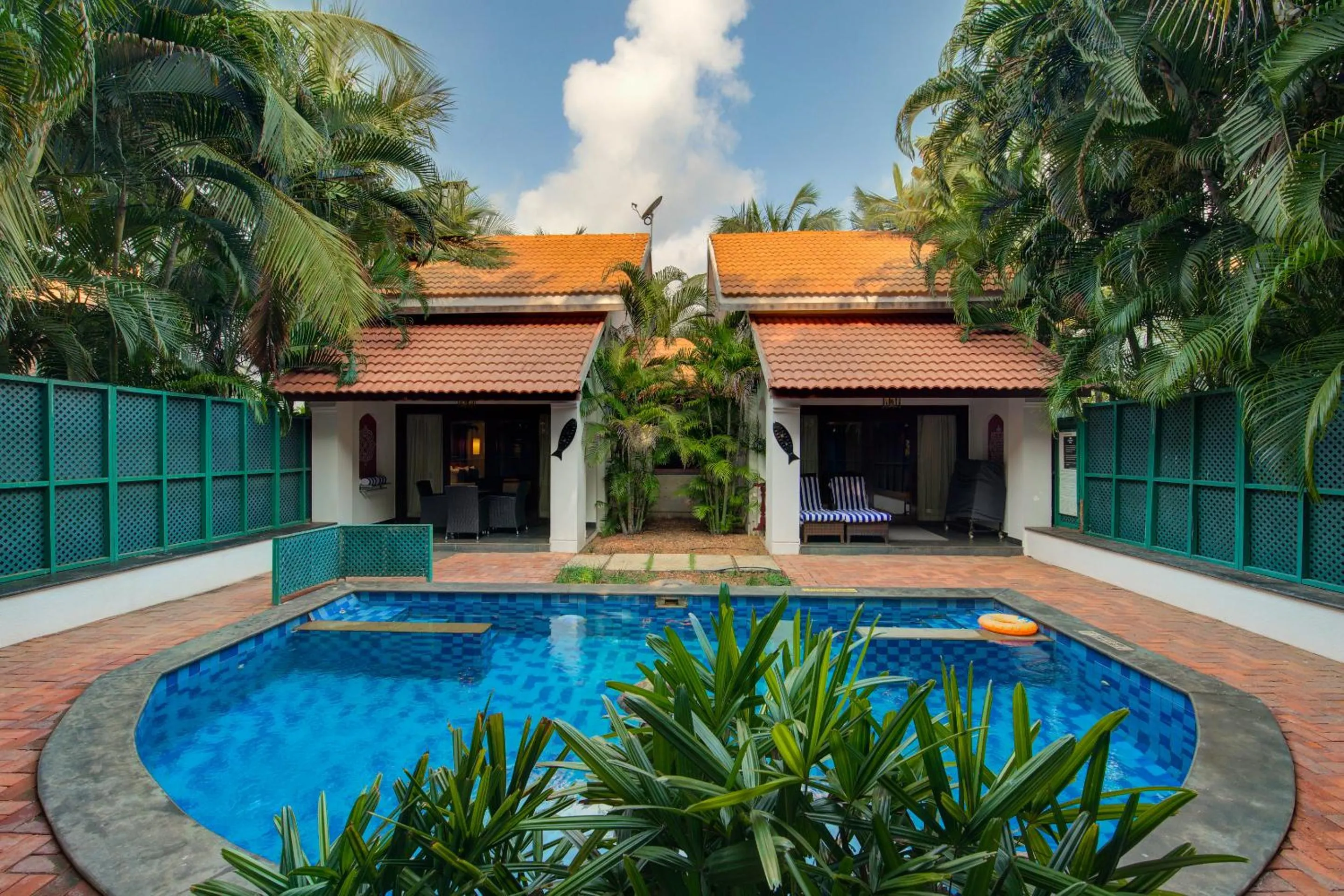 Pool view in Radisson Blu Resort Temple Bay Mamallapuram