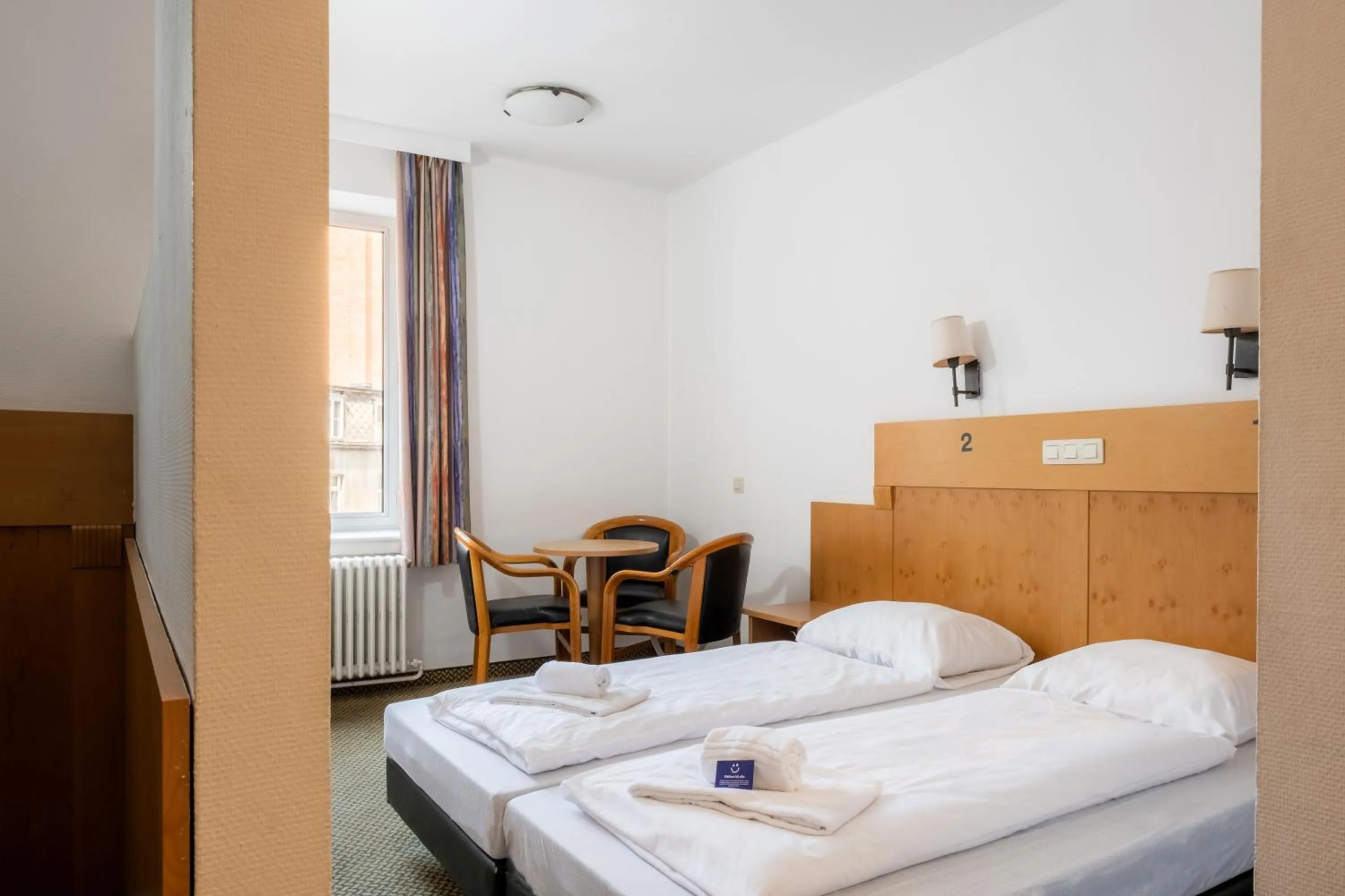 Bedroom, Bed in a&o Antwerpen Centraal