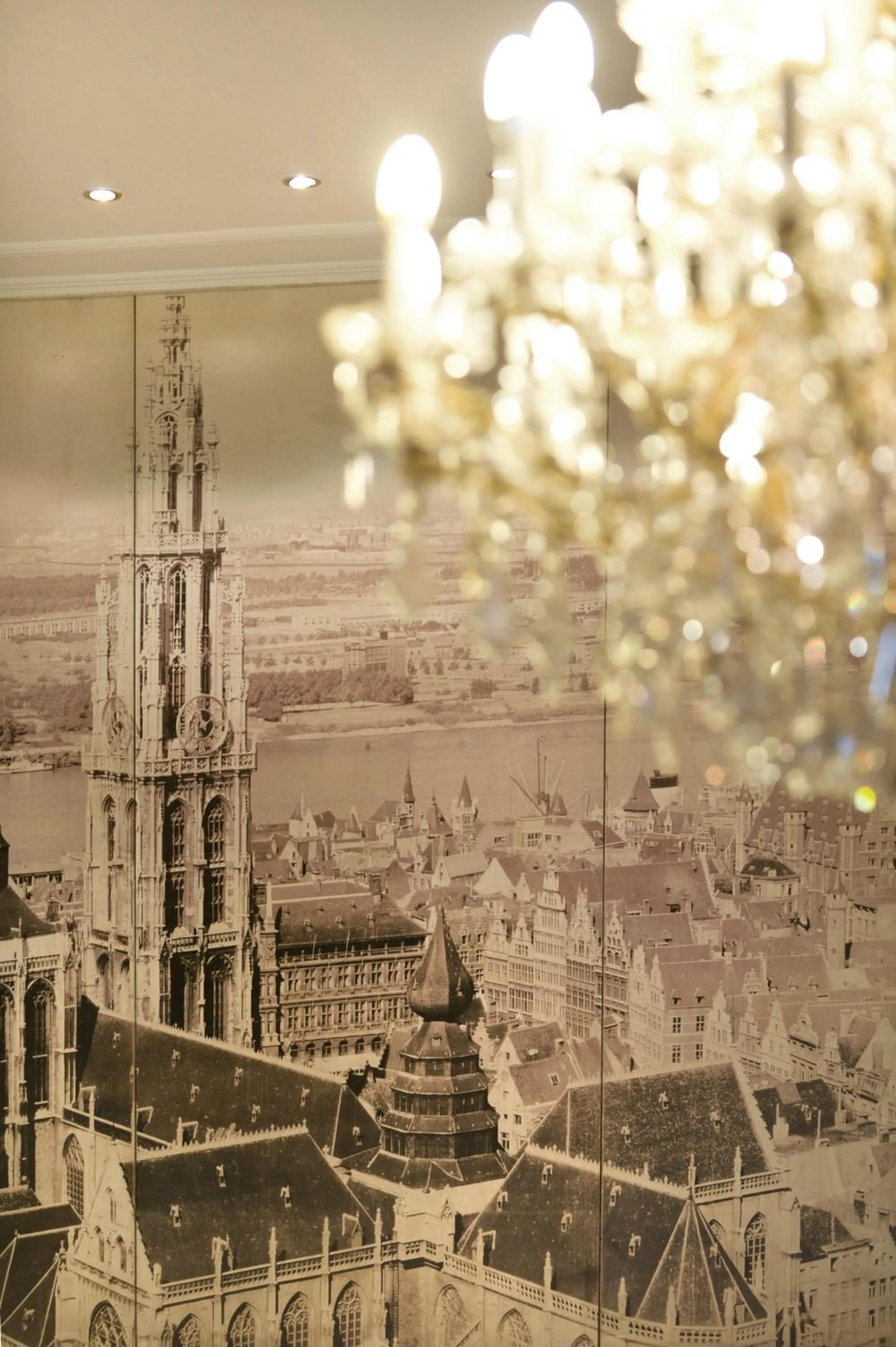 Decorative detail in a&o Antwerpen Centraal