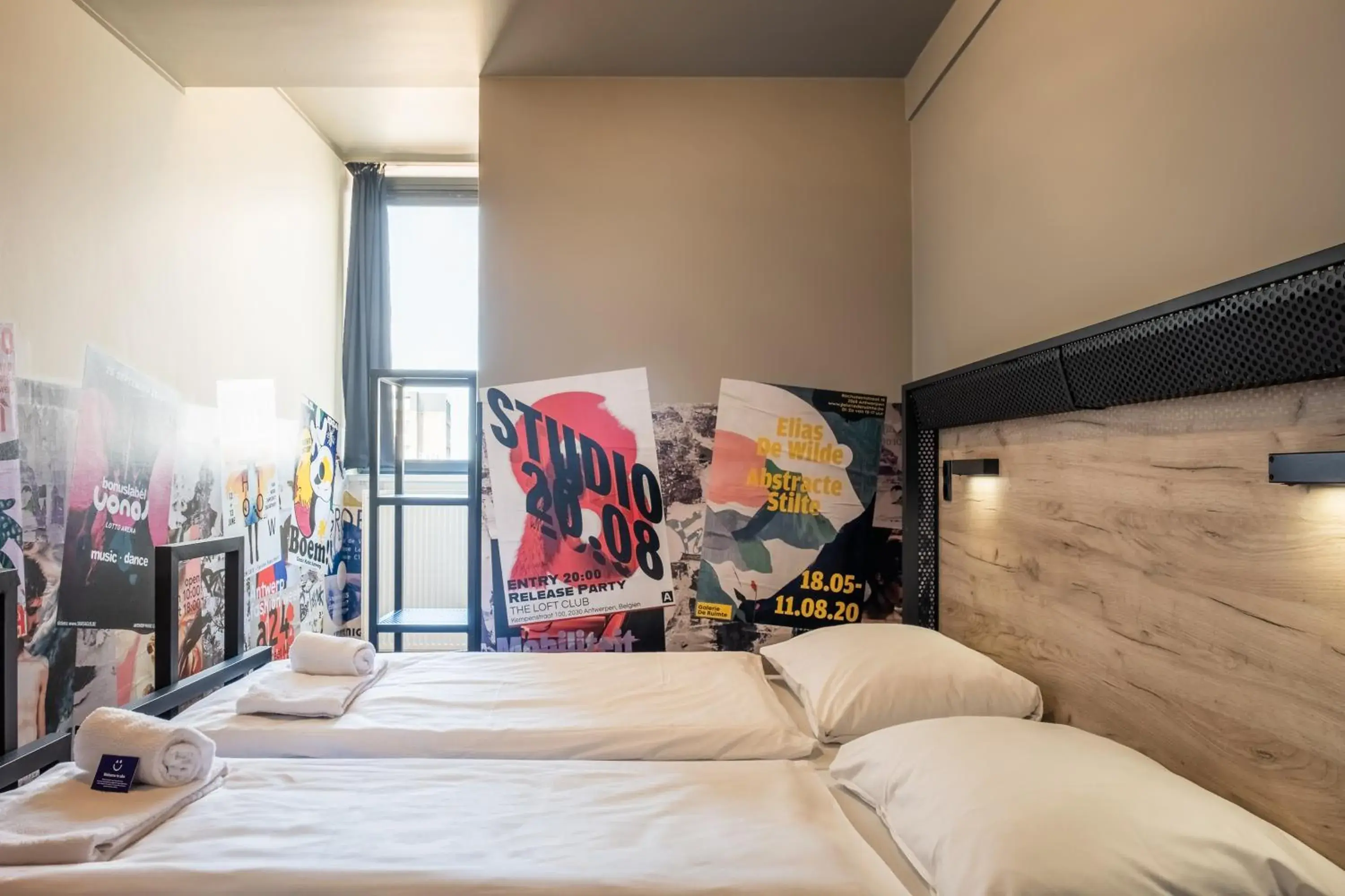 Bedroom, Bed in a&o Antwerpen Centraal Bedroom, Bed in a&o Antwerpen Centraal