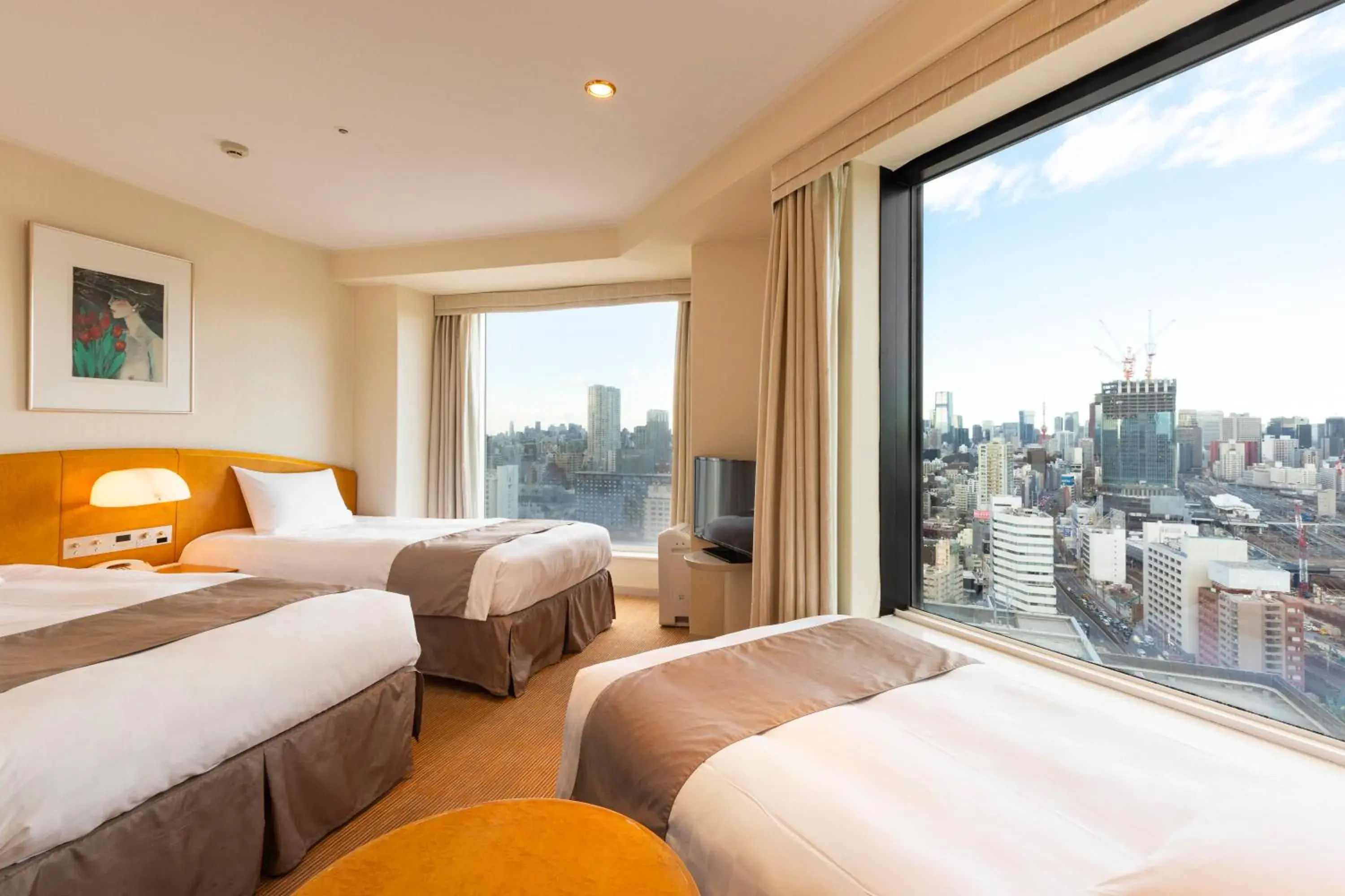 Bed in Shinagawa Prince Hotel Bed in Shinagawa Prince Hotel