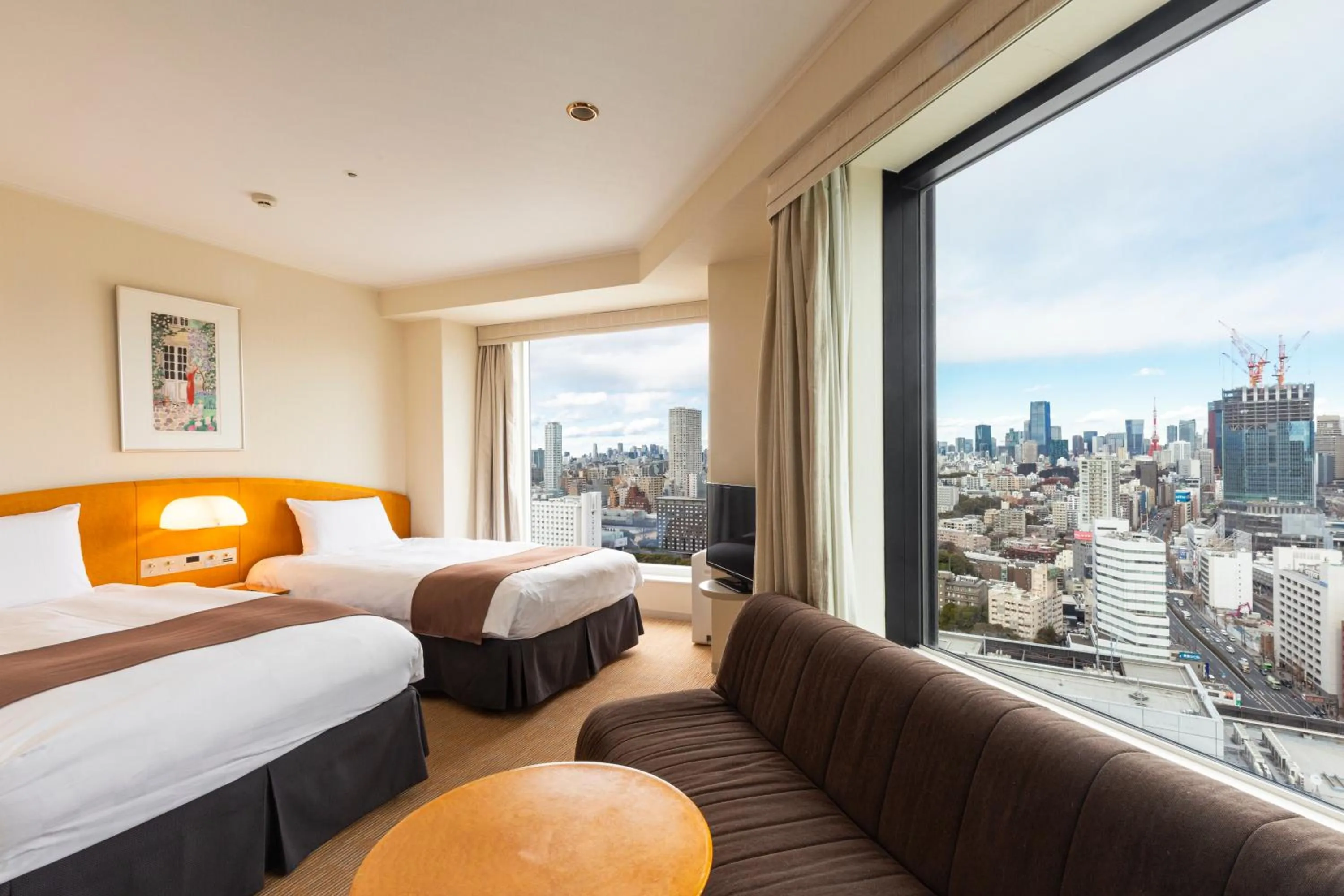 Bed in Shinagawa Prince Hotel