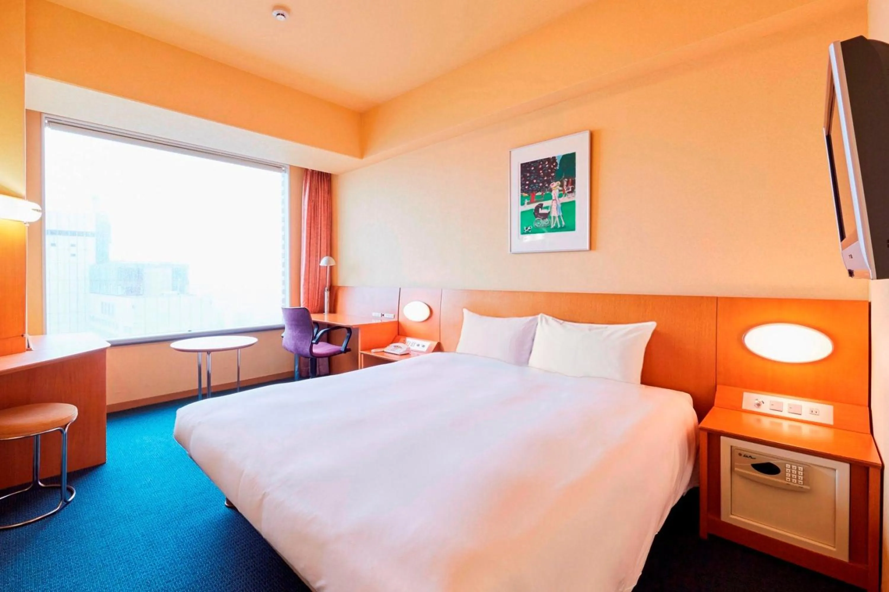 Photo of the whole room, Bed in Shinagawa Prince Hotel