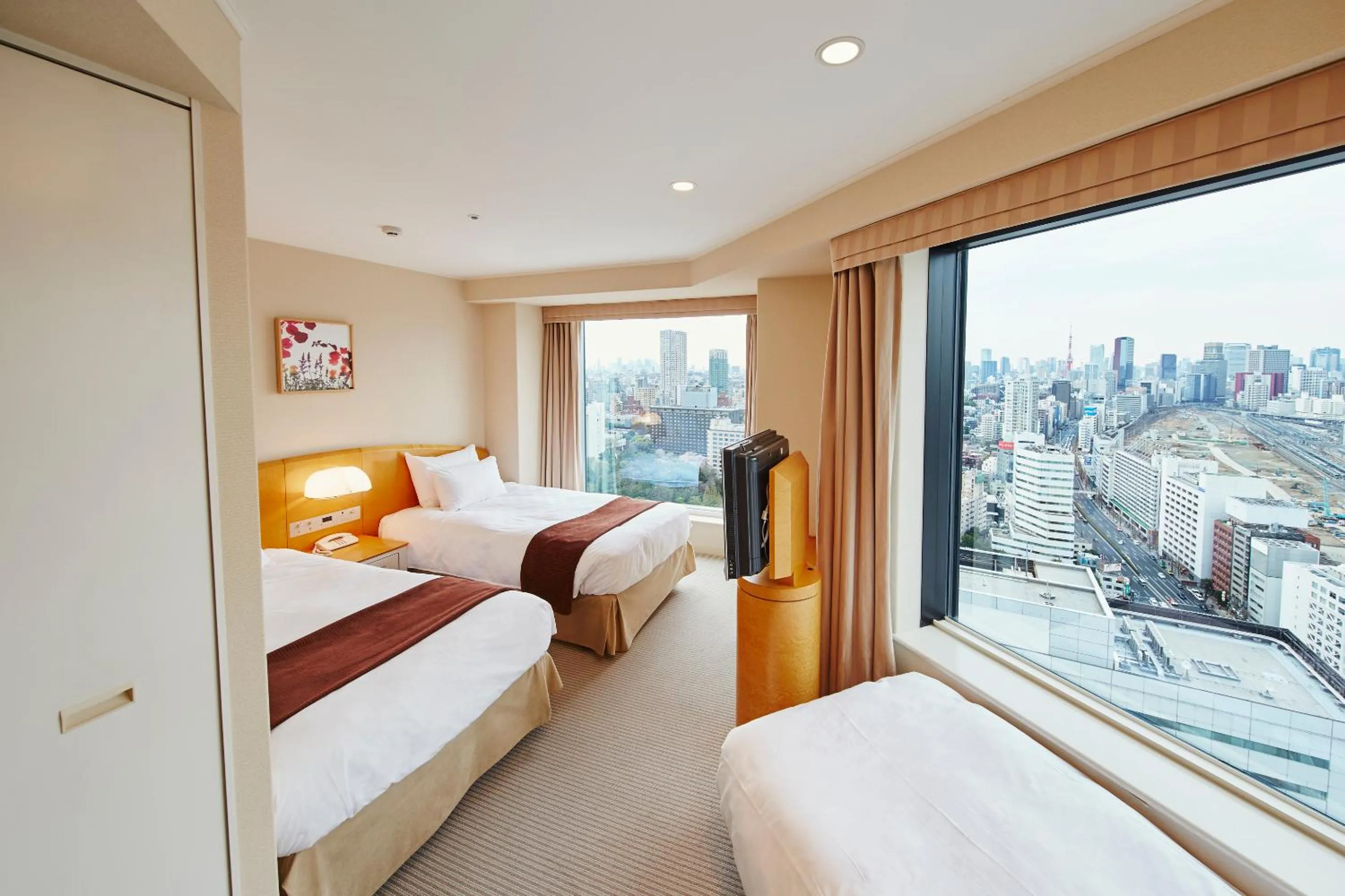 Photo of the whole room, Bed in Shinagawa Prince Hotel