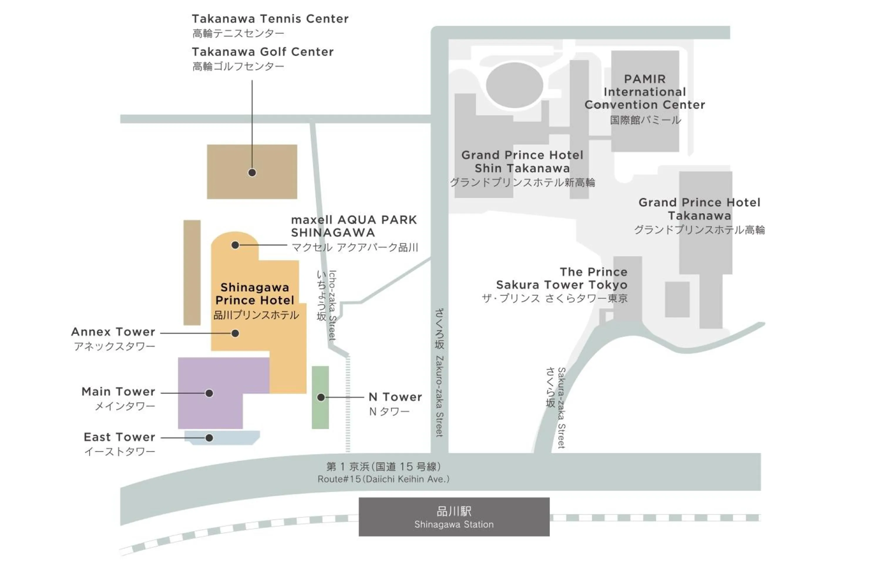 Off site in Shinagawa Prince Hotel