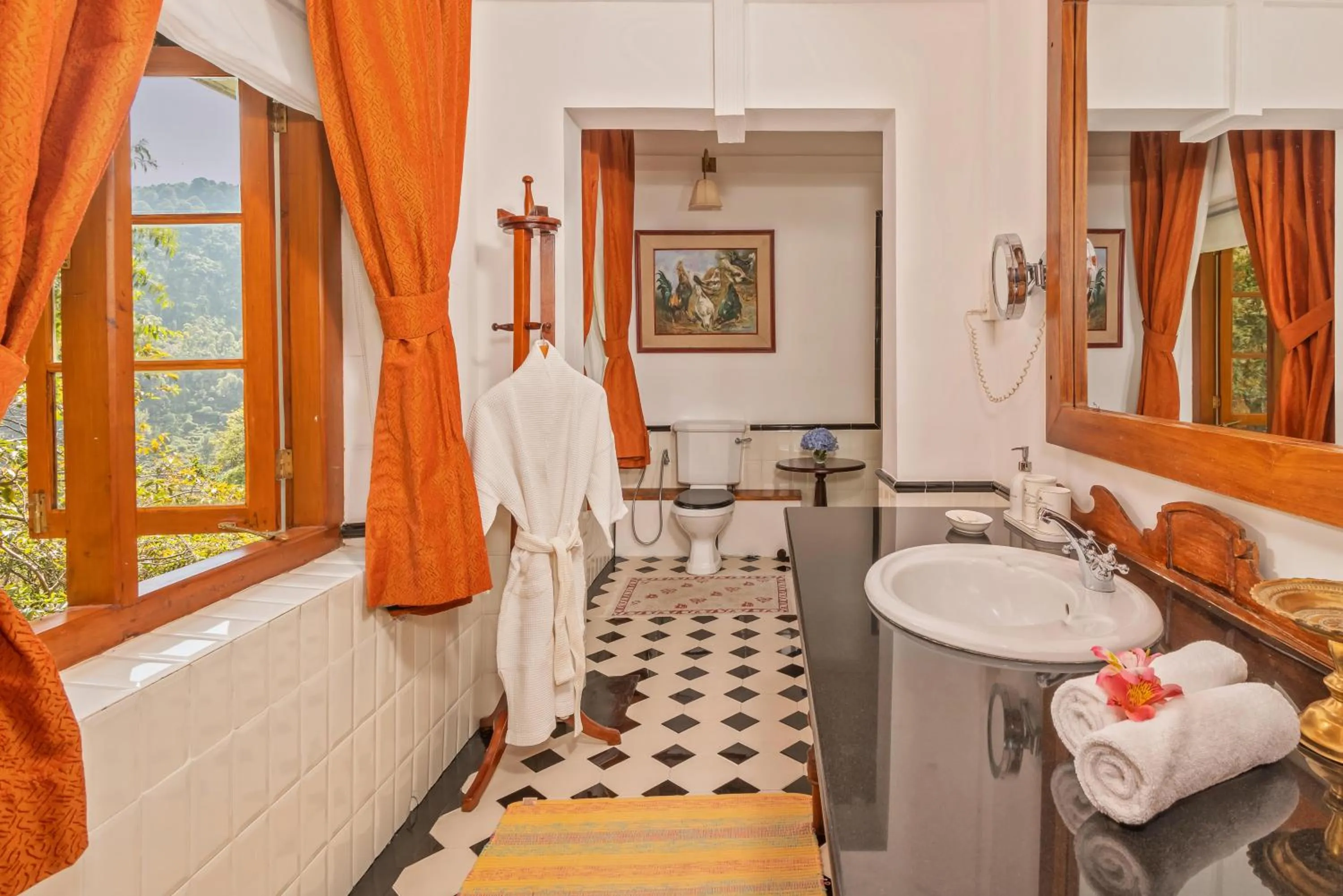 Bathroom, Bed in Jetwing Warwick Gardens