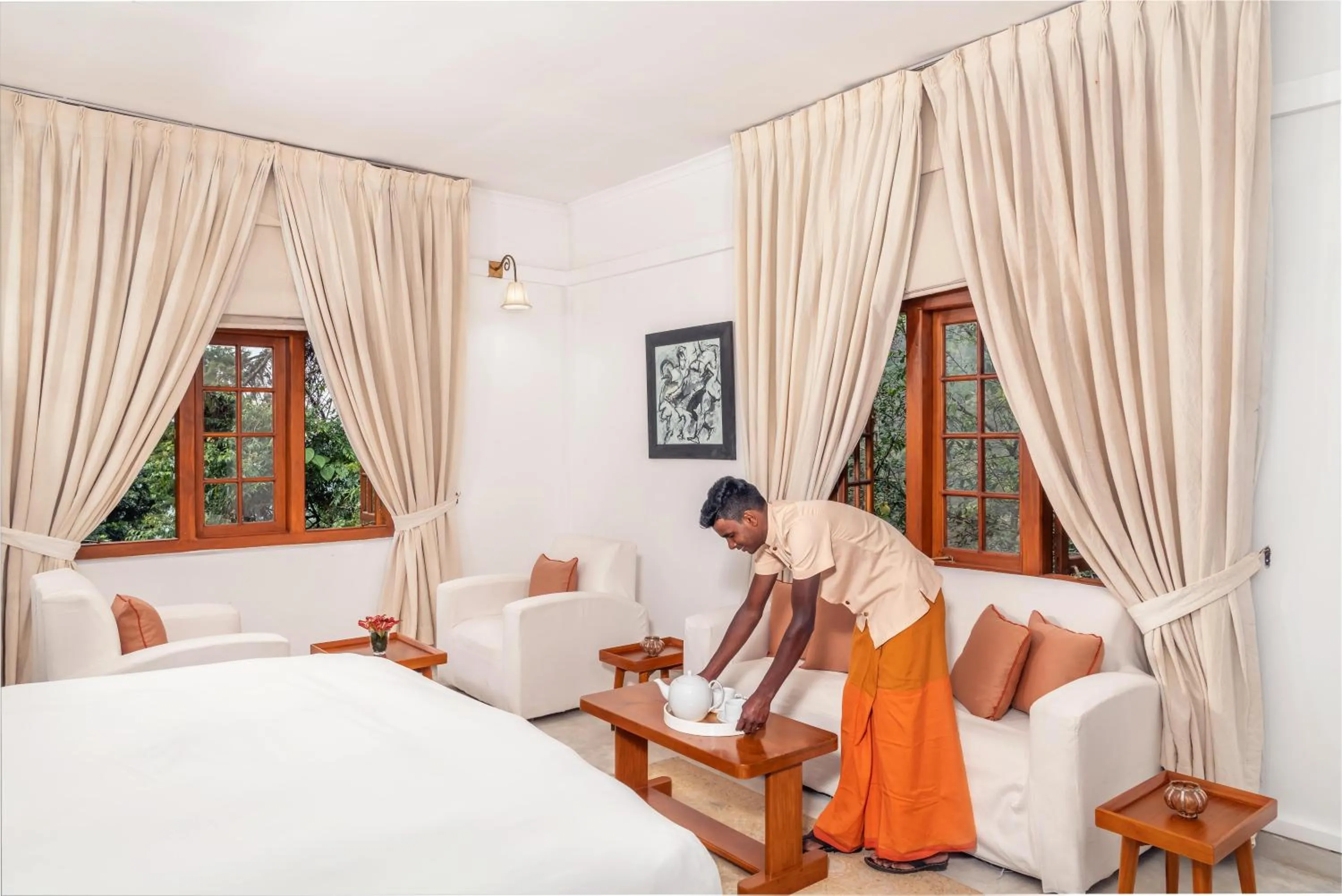 Bedroom, Bed in Jetwing Warwick Gardens