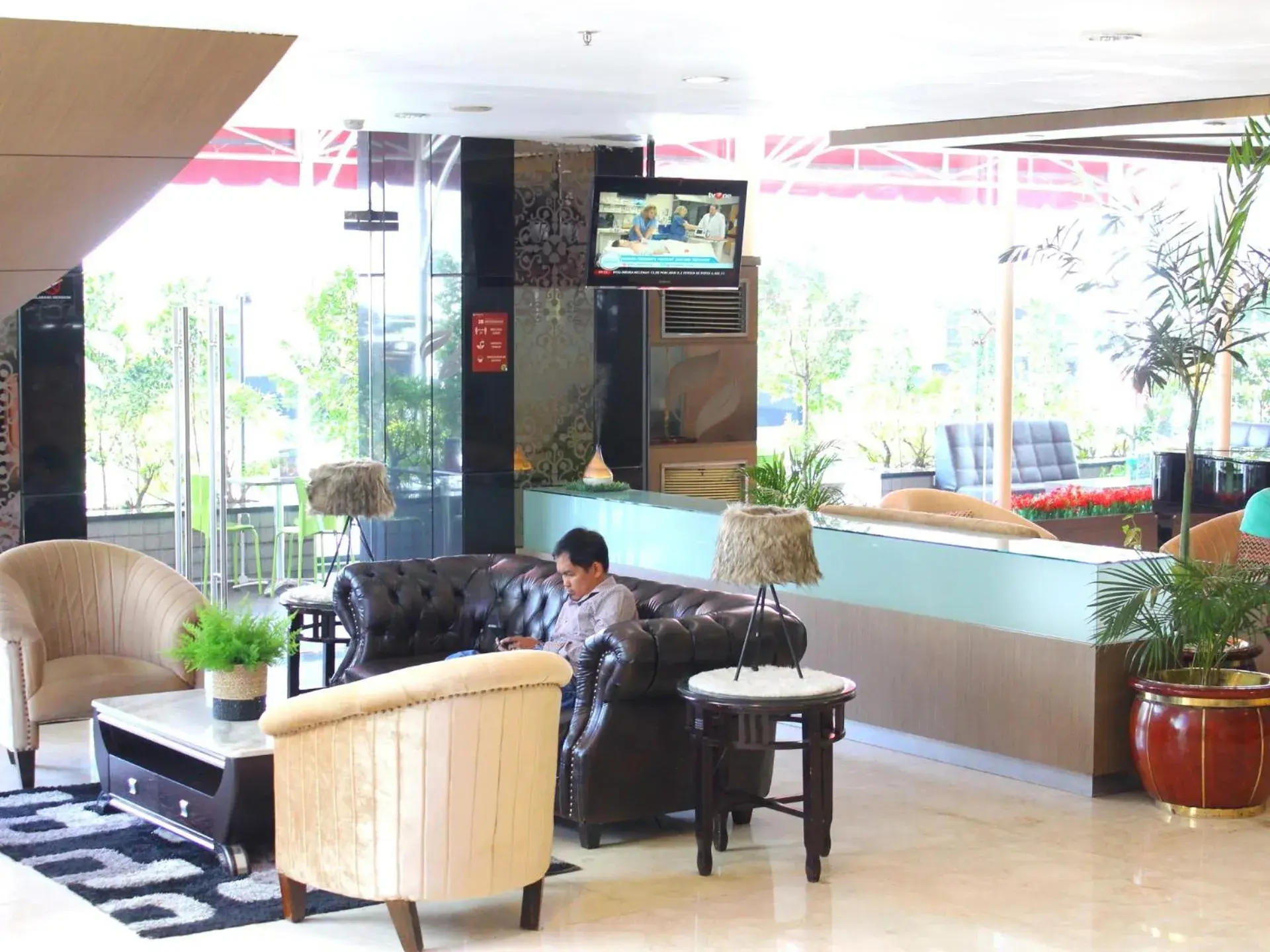 Lobby or reception in Hermes Palace Hotel Medan Lobby or reception in Hermes Palace Hotel Medan