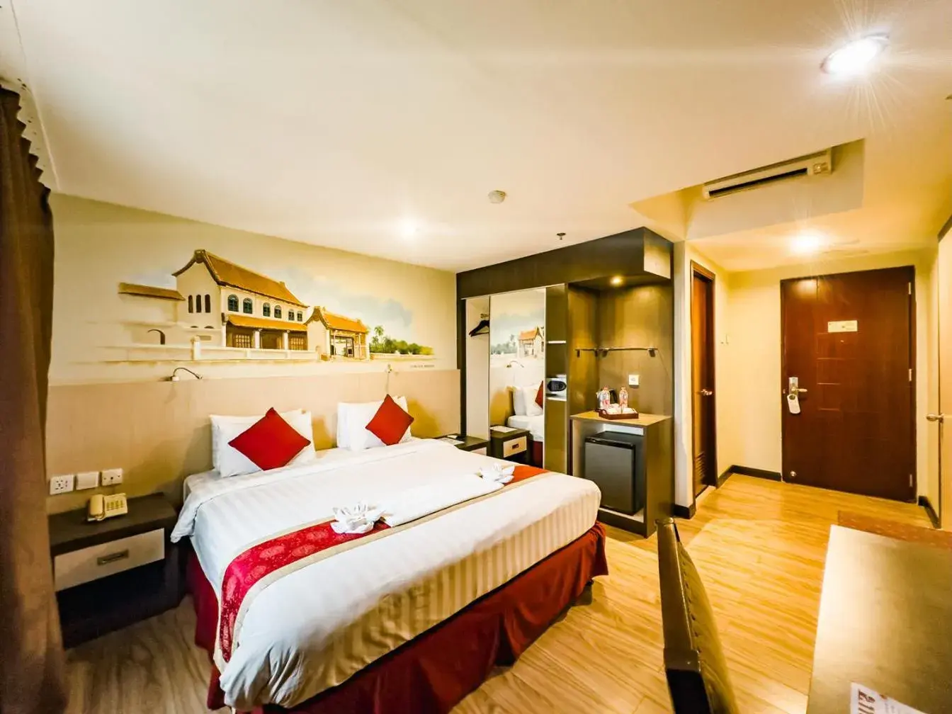 Bed in Hermes Palace Hotel Medan Bed in Hermes Palace Hotel Medan