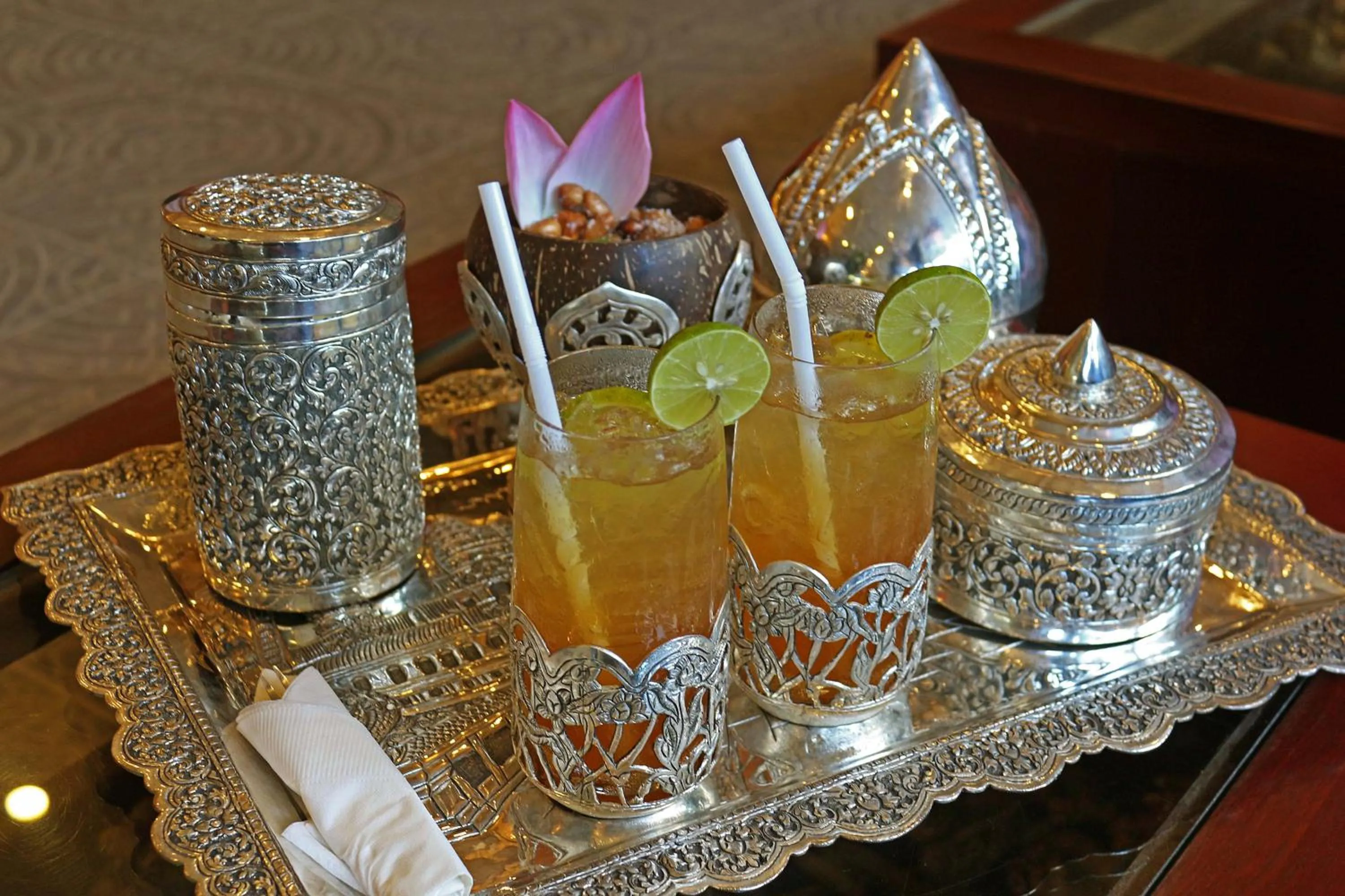 Drinks in Golden Temple Hotel