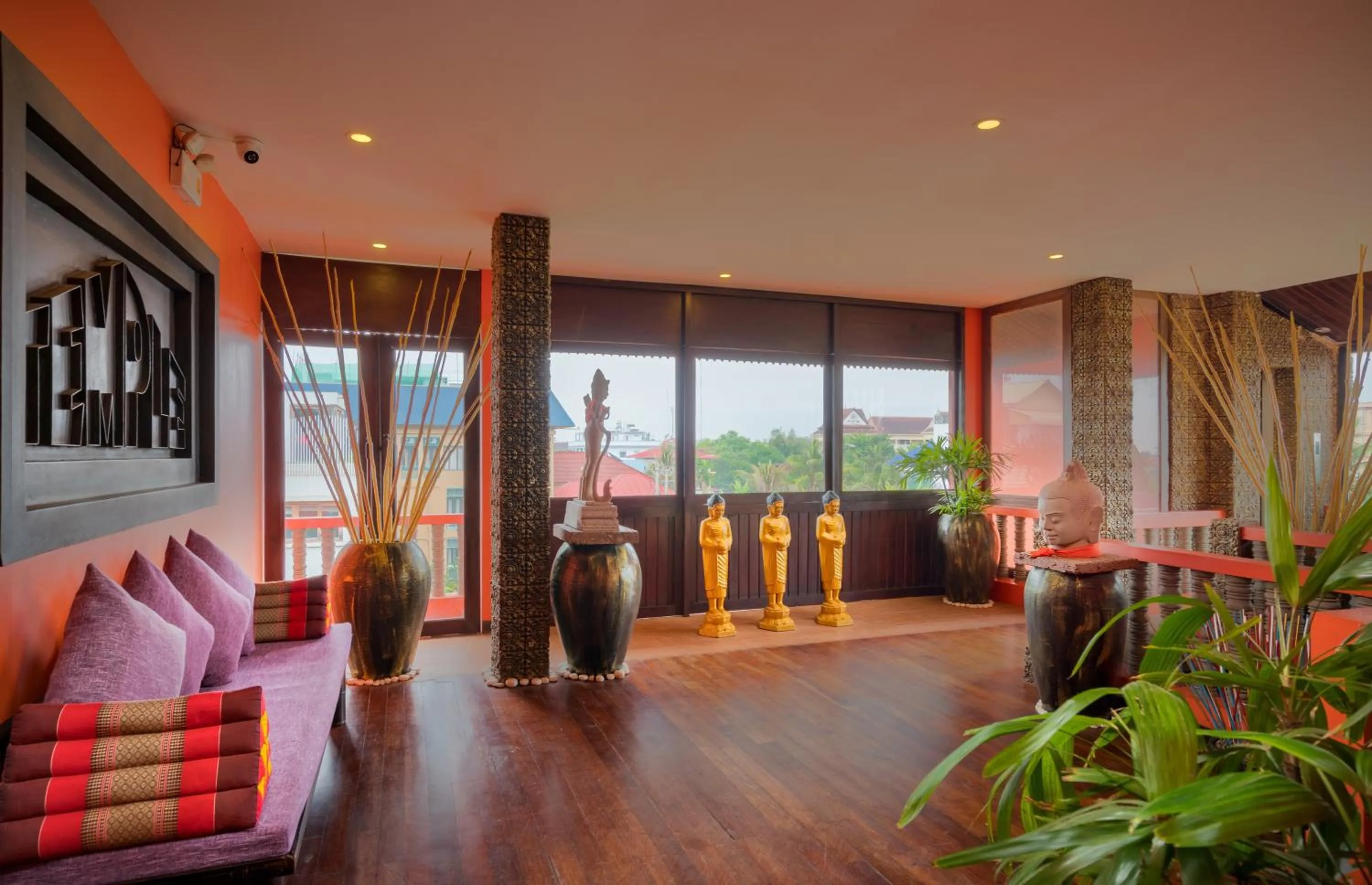 Decorative detail in Golden Temple Hotel