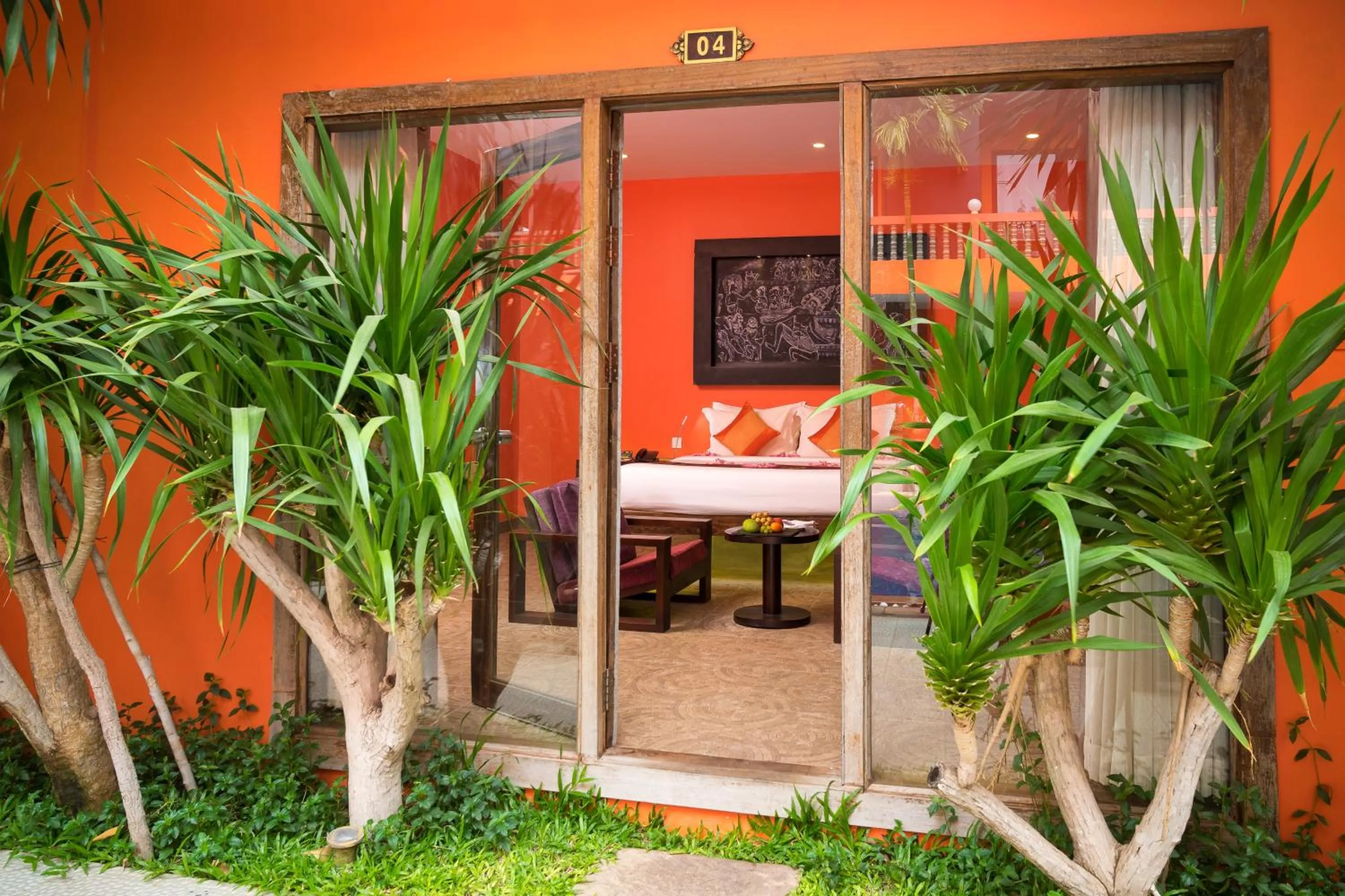 Pool view in Golden Temple Hotel