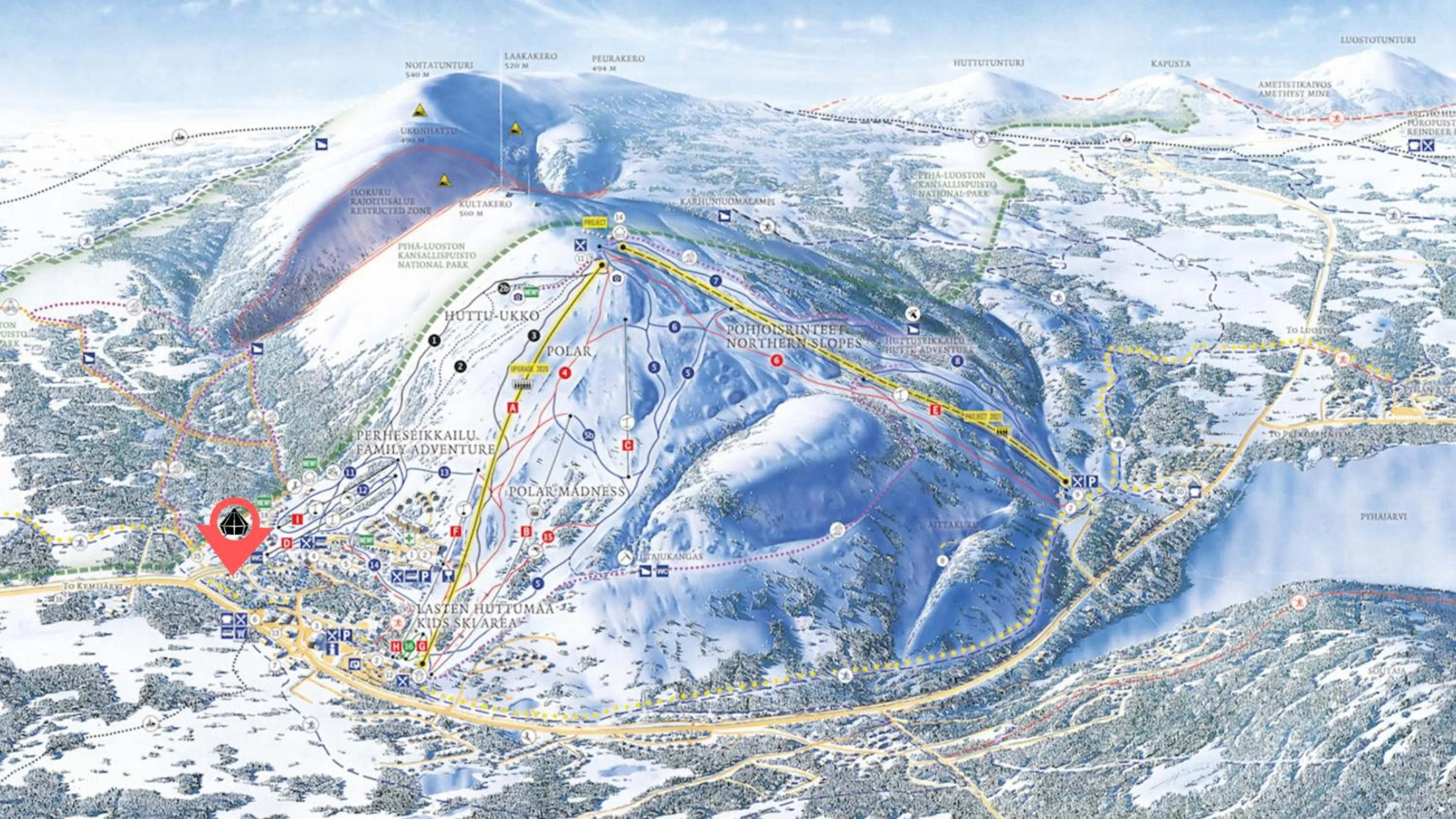 Off site in Pyhä Igloos