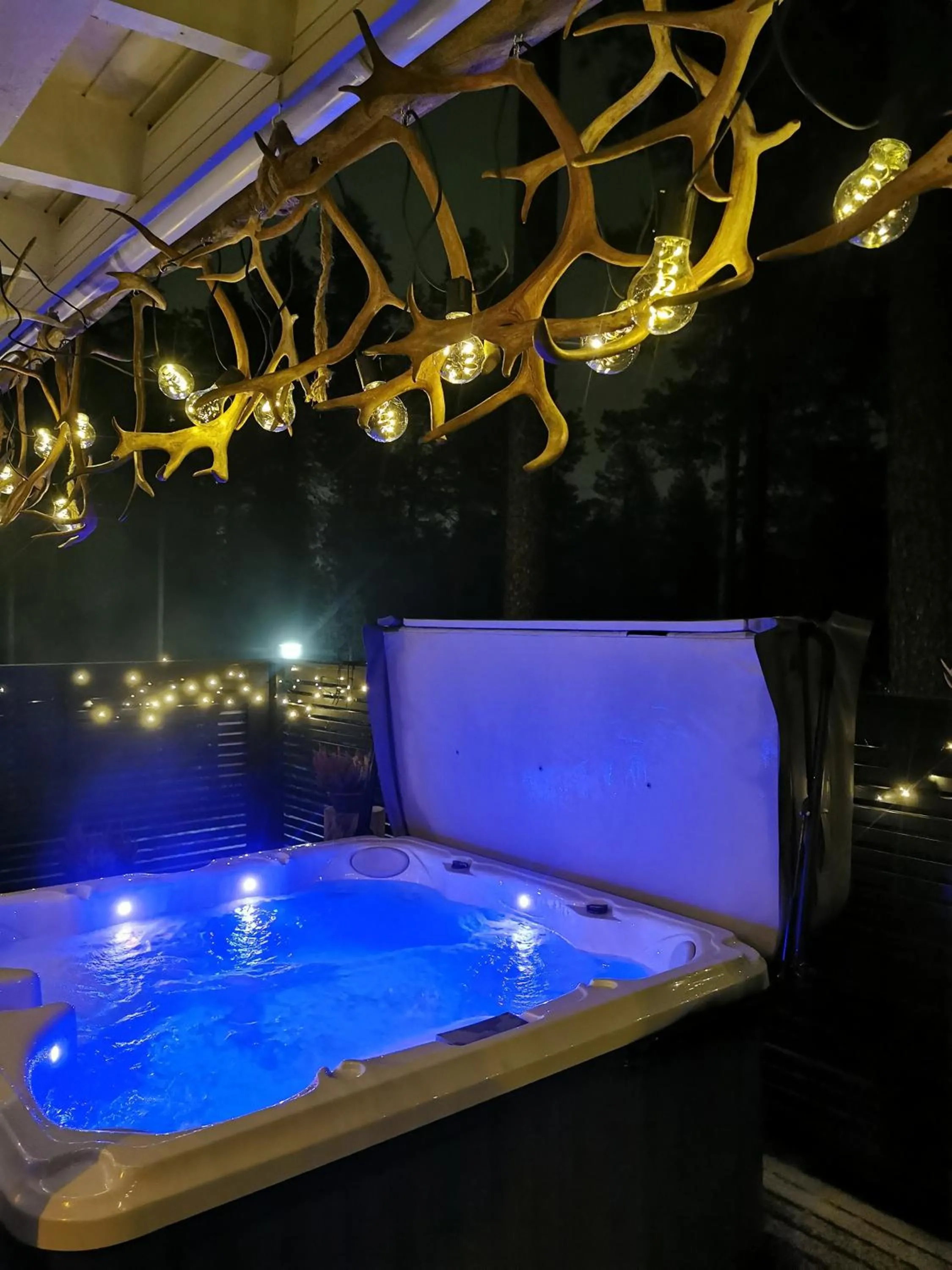 Night in Pyhä Igloos