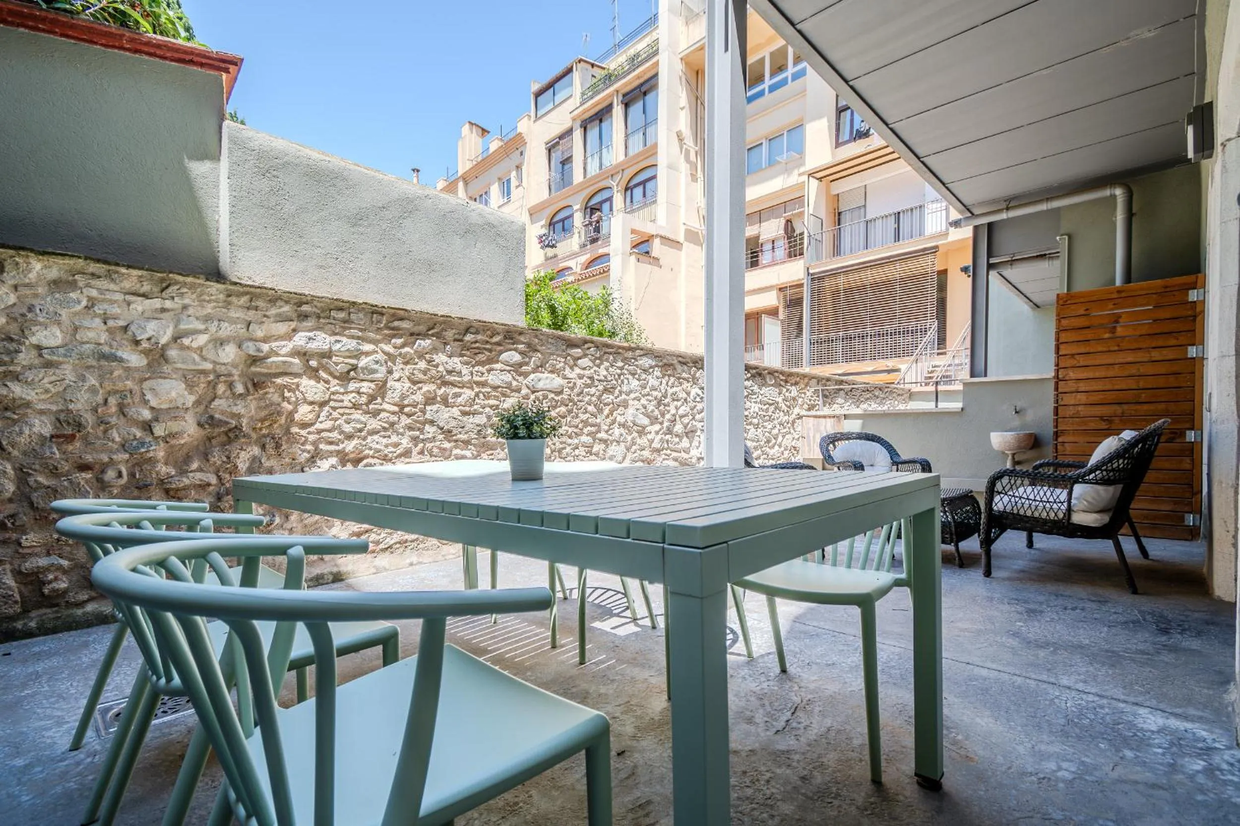 Patio in Flateli Plaça Catalunya 1-2