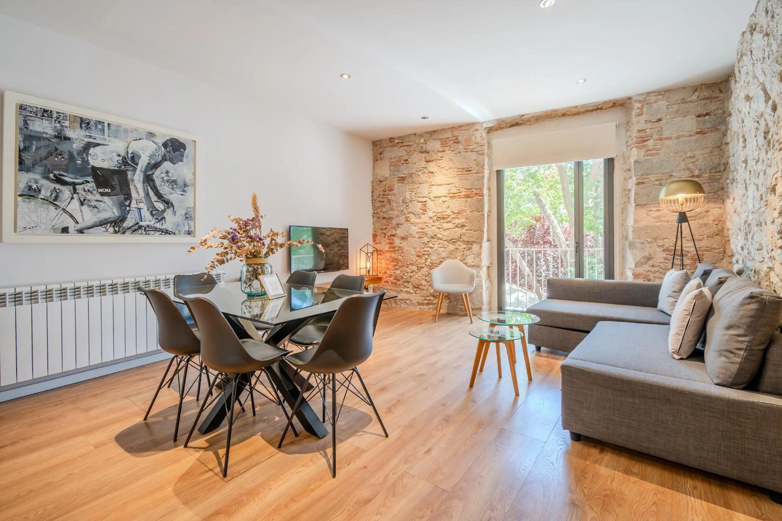 Living room in Flateli Plaça Catalunya 1-2