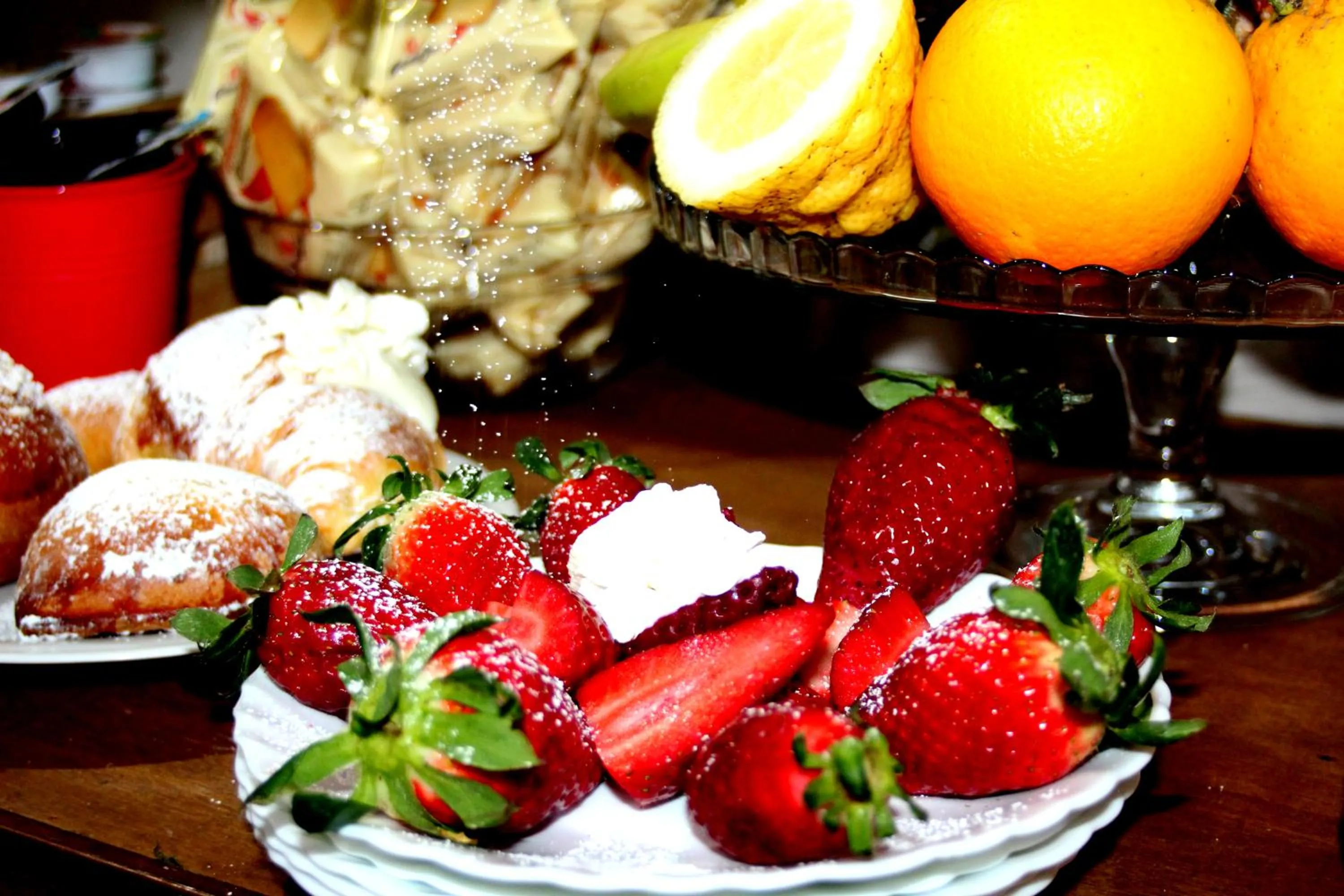 Food close-up in B&B Dolcevita