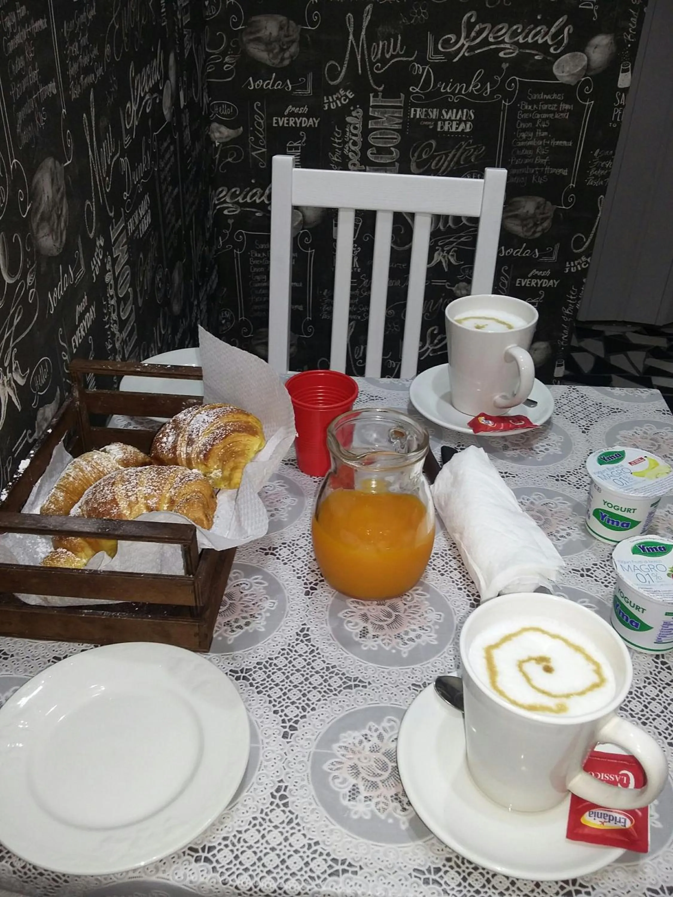 Food close-up in B&B Dolcevita