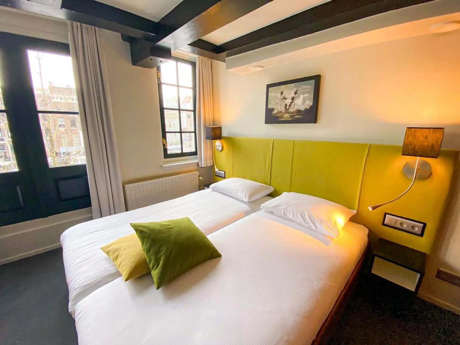 Bed in Hapimag Apartments Amsterdam