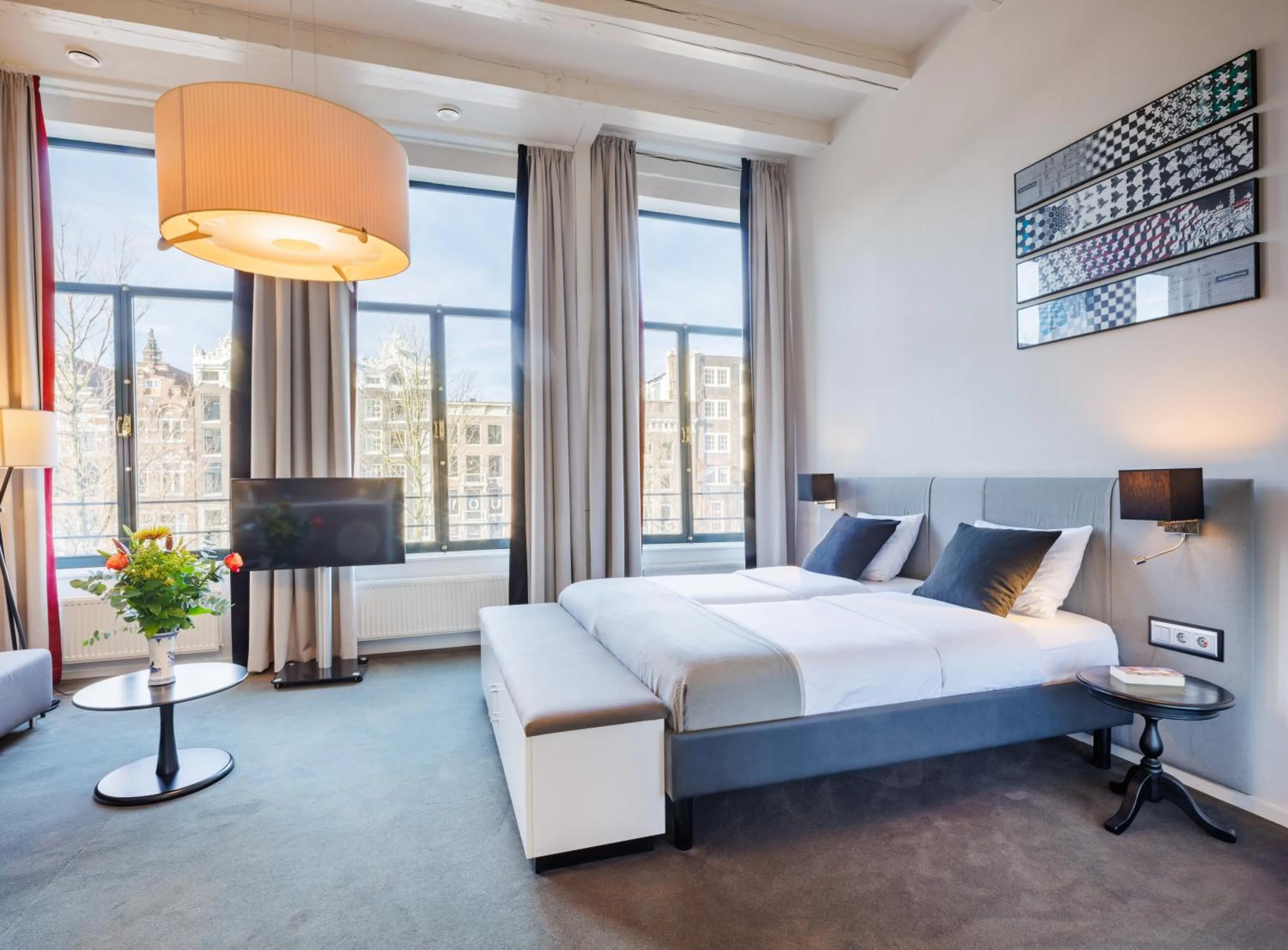 Bed in Hapimag Apartments Amsterdam