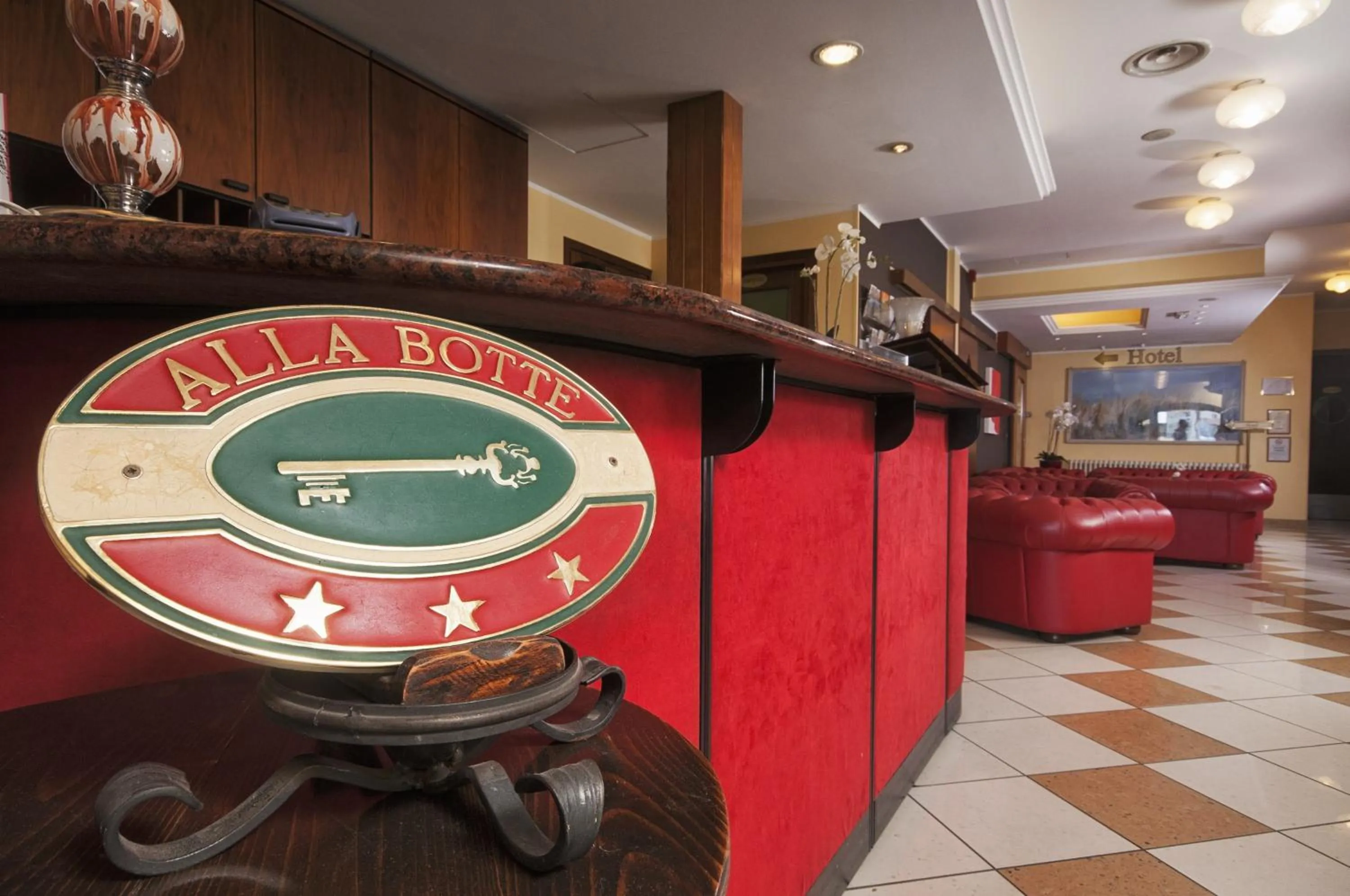 Lobby or reception in Hotel Ristorante Alla Botte