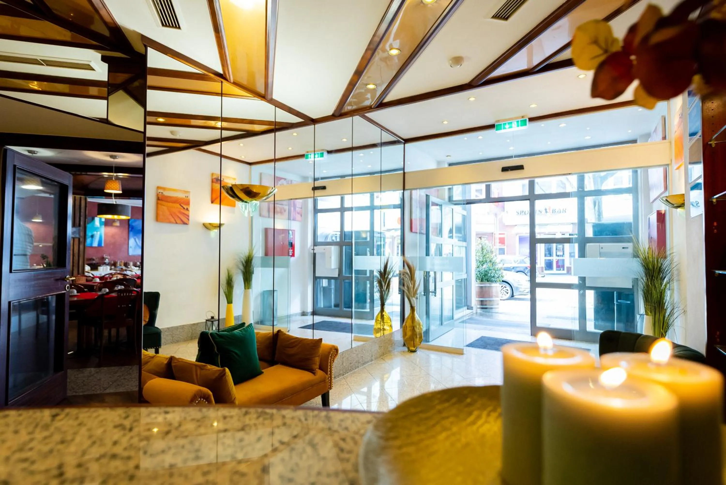 Lobby or reception in CityHotel Feuerbach