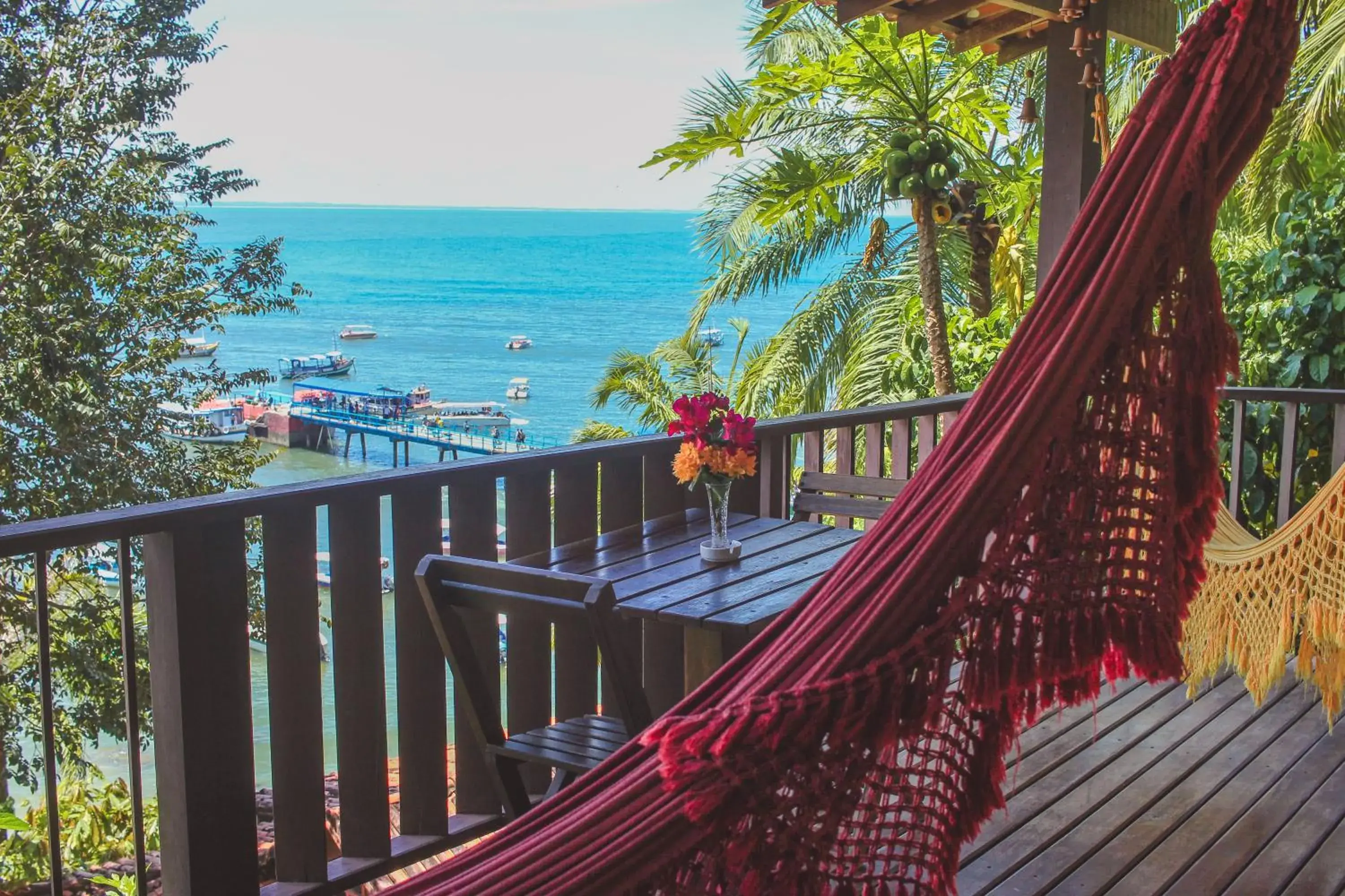Balcony/Terrace in Hotel Portaló Balcony/Terrace in Hotel Portaló