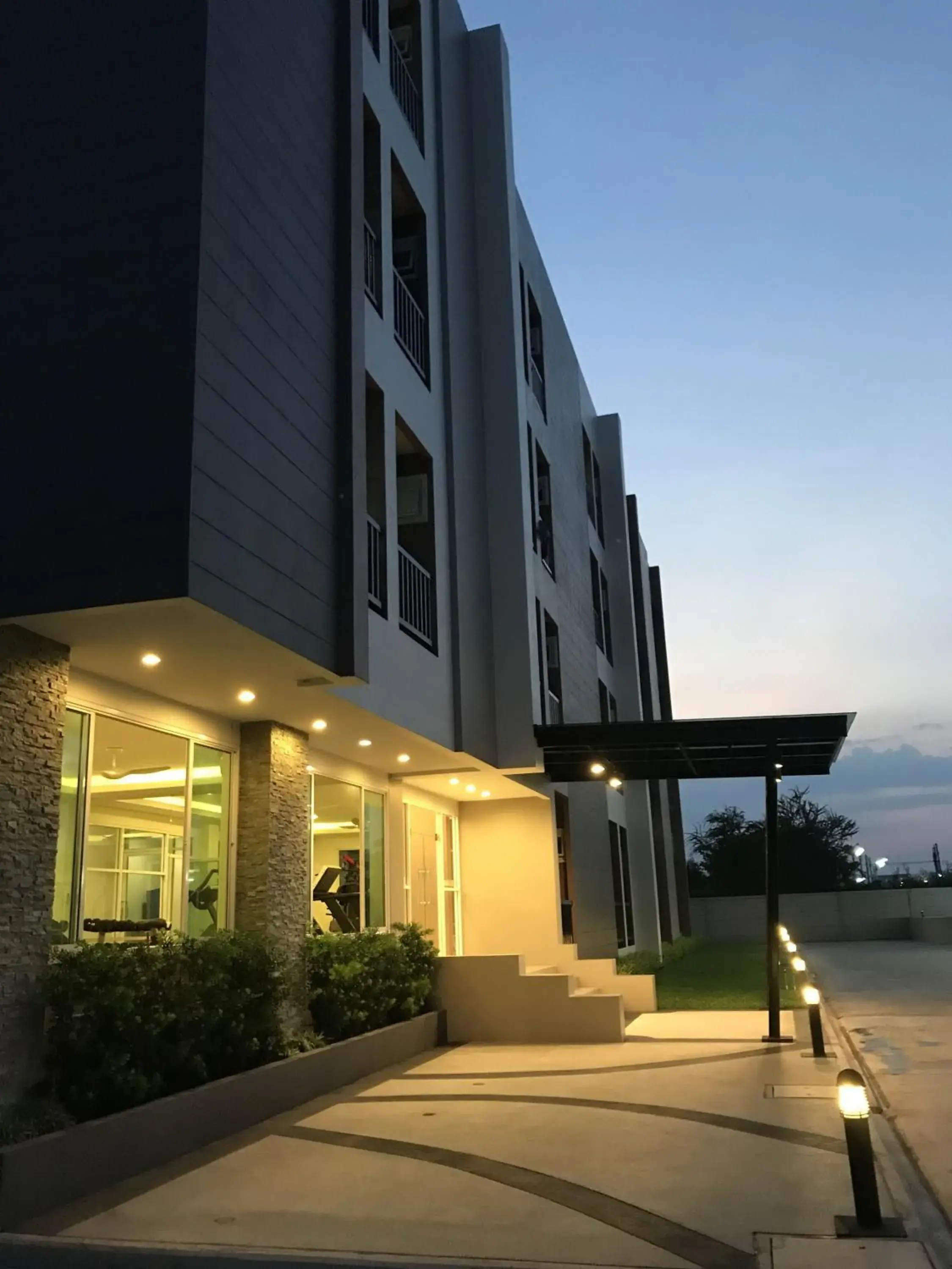 Facade/entrance in Baan Lamoon Facade/entrance in Baan Lamoon