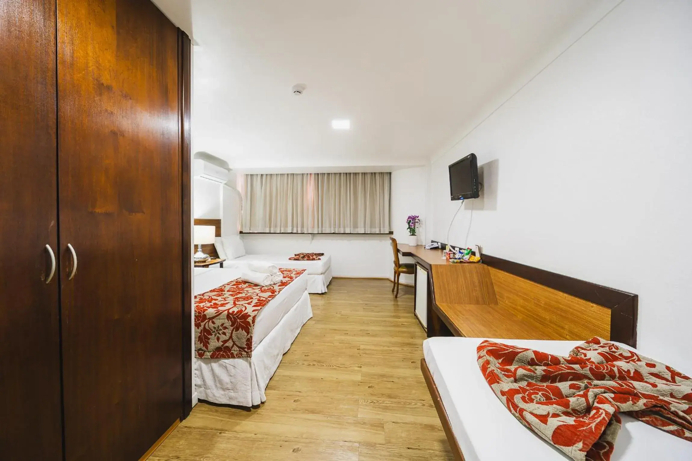 Bed in Hotel Dan Inn Curitiba Centro By Nacional Inn Bed in Hotel Dan Inn Curitiba Centro By Nacional Inn