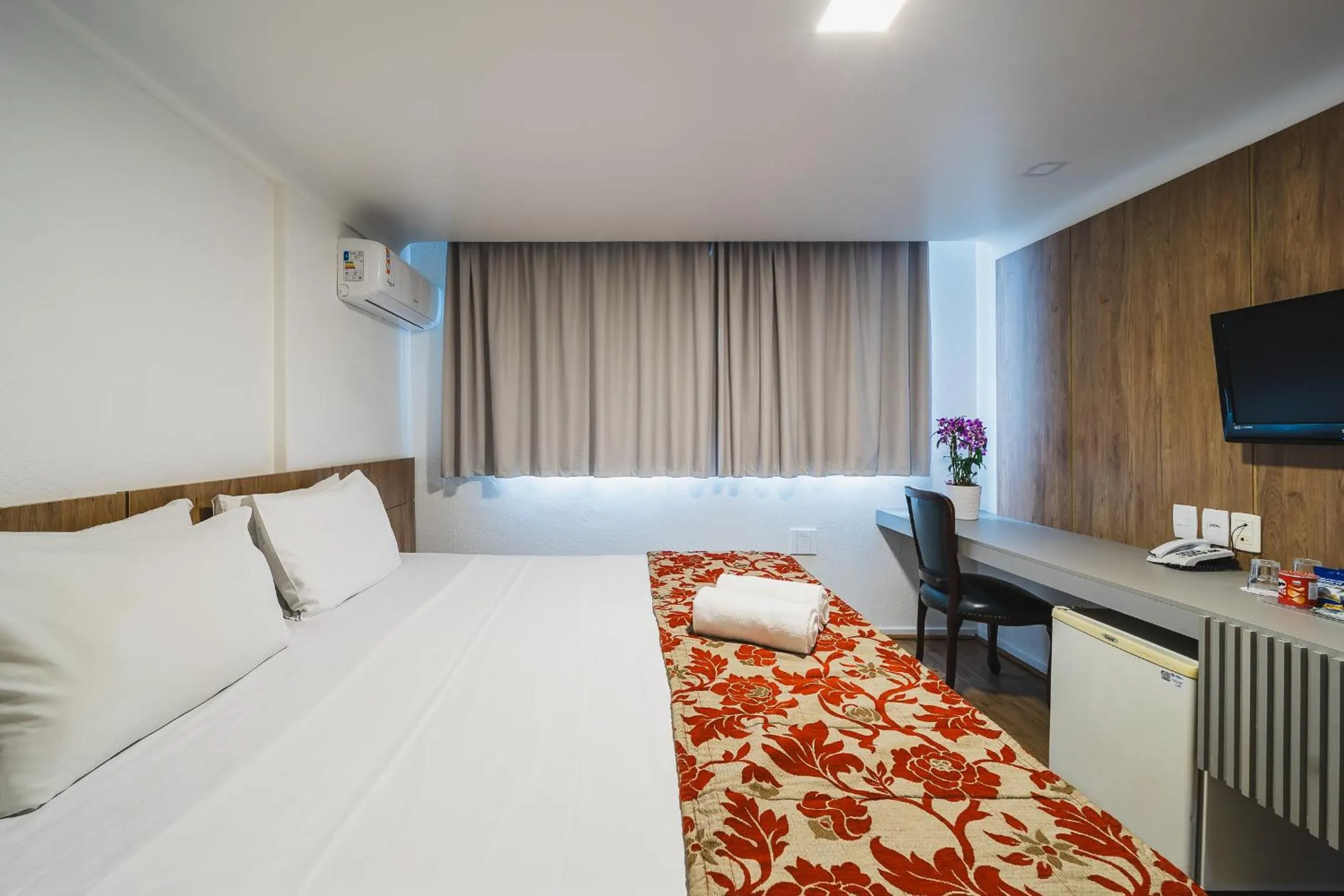 Bed in Hotel Dan Inn Curitiba Centro By Nacional Inn