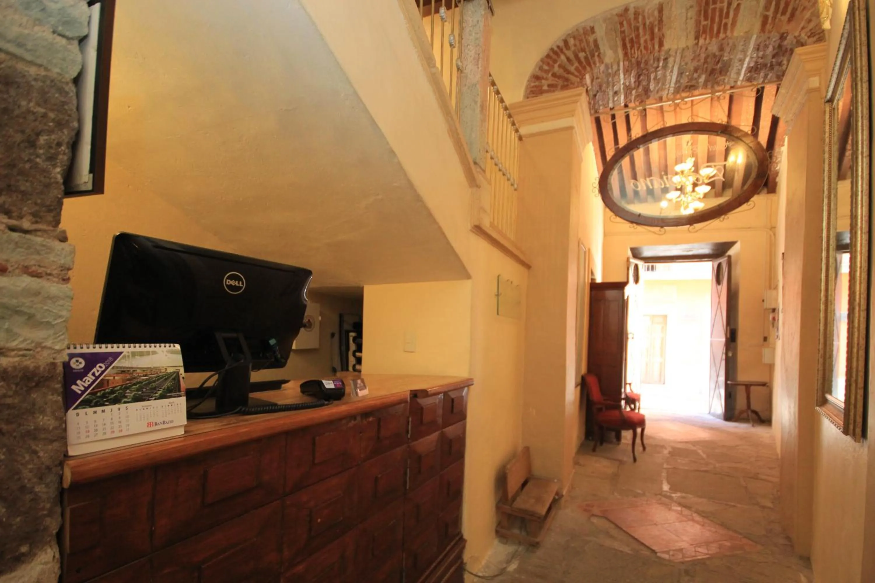 Lobby or reception in Hotel Boutique Ponciano