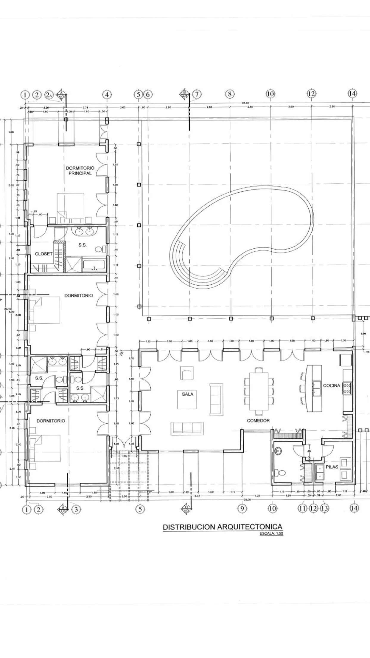 Floor plan in Palm Coast Luxury Rentals