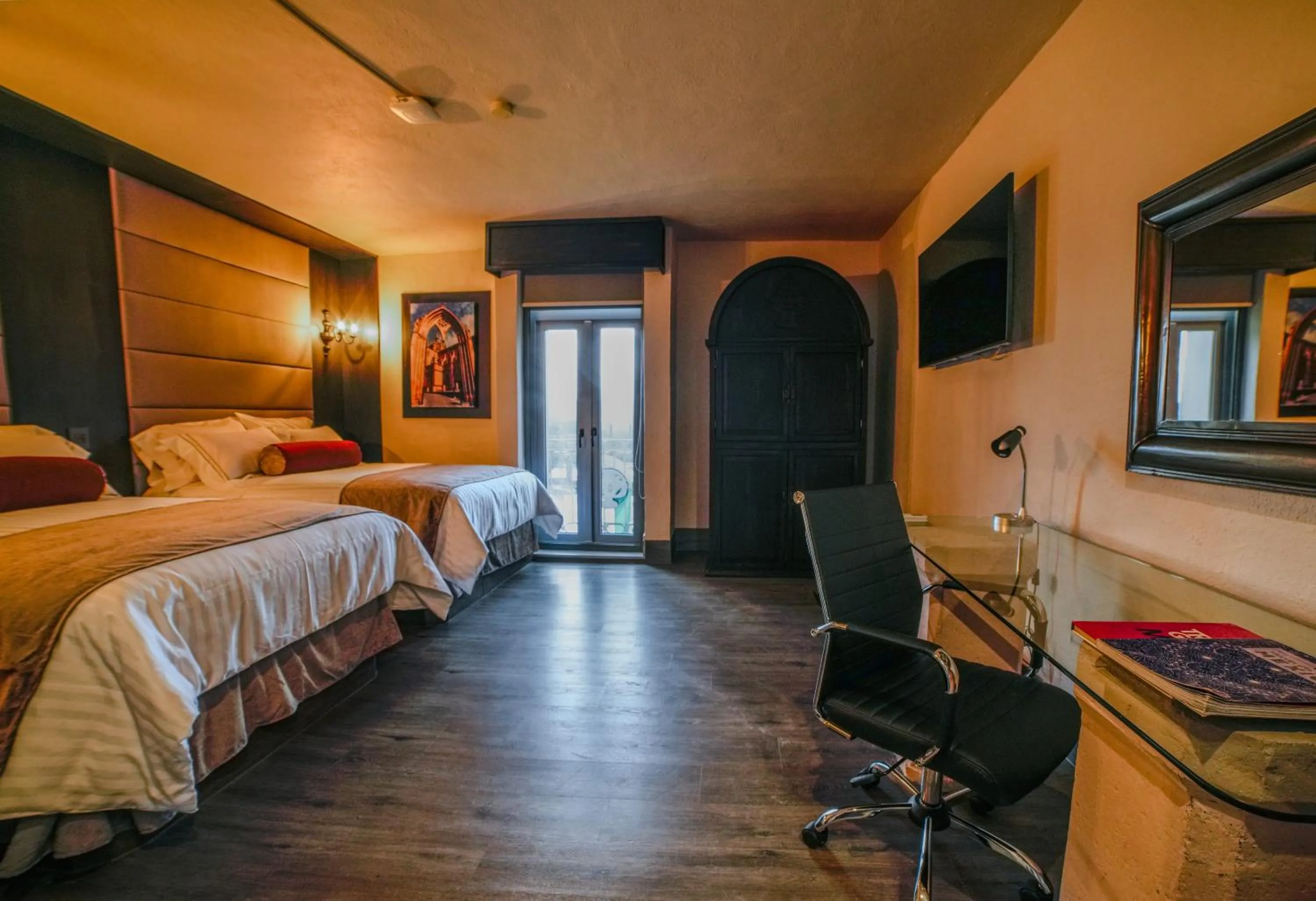 Bed in Hotel & Spa Hacienda Baruk