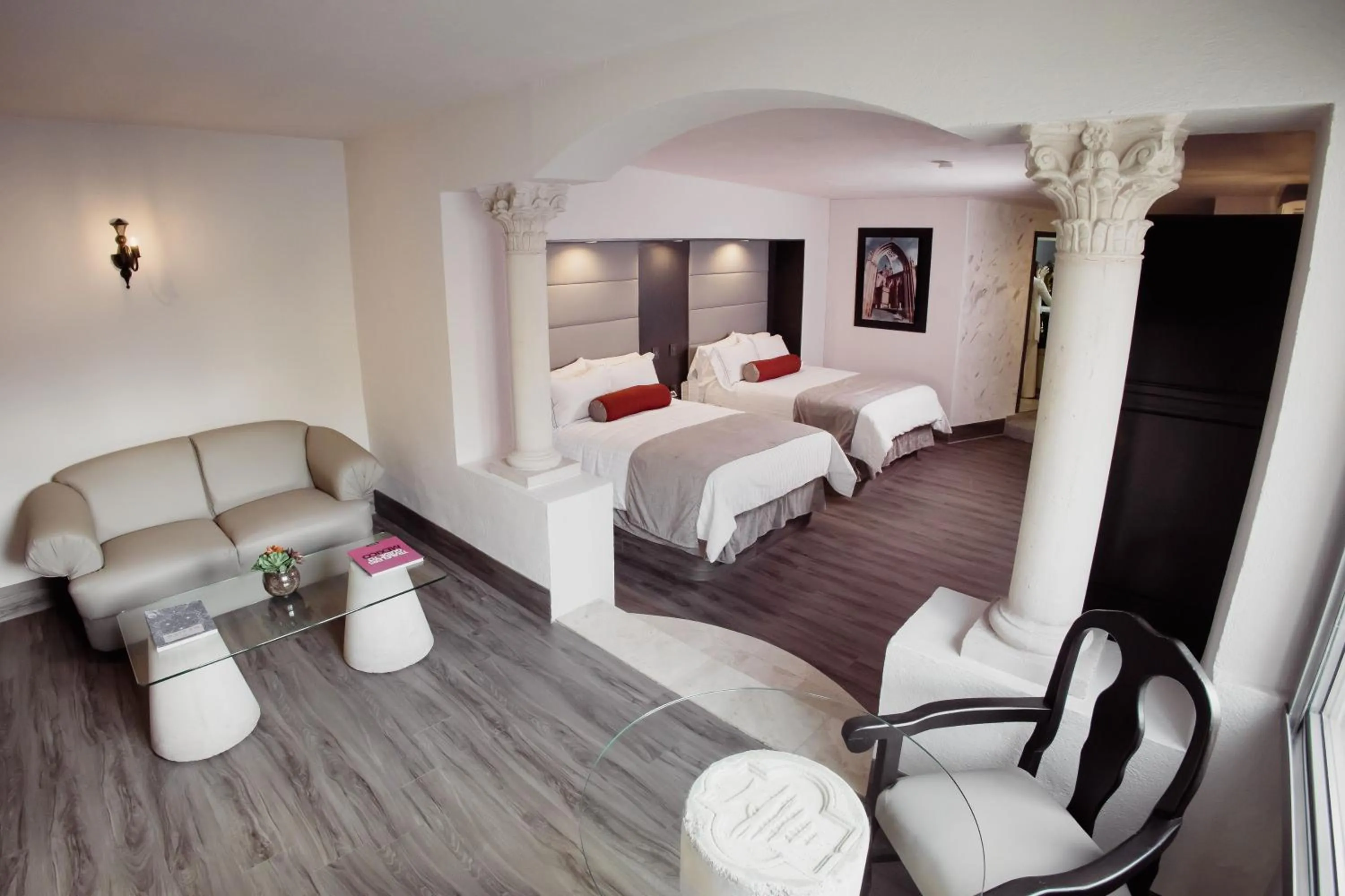 Bed in Hotel & Spa Hacienda Baruk