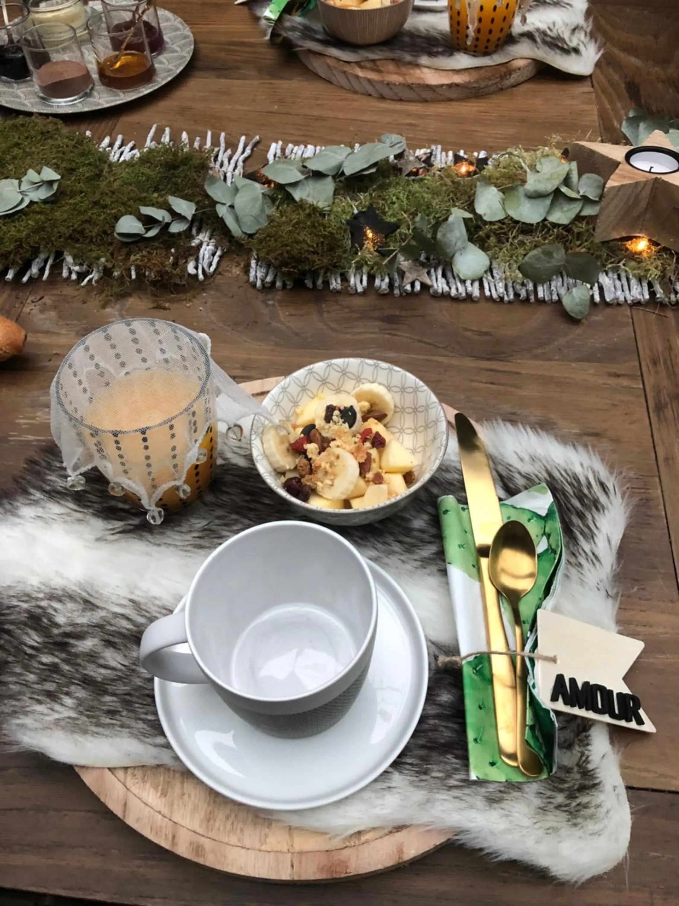 Food and drinks in Spa campagne design