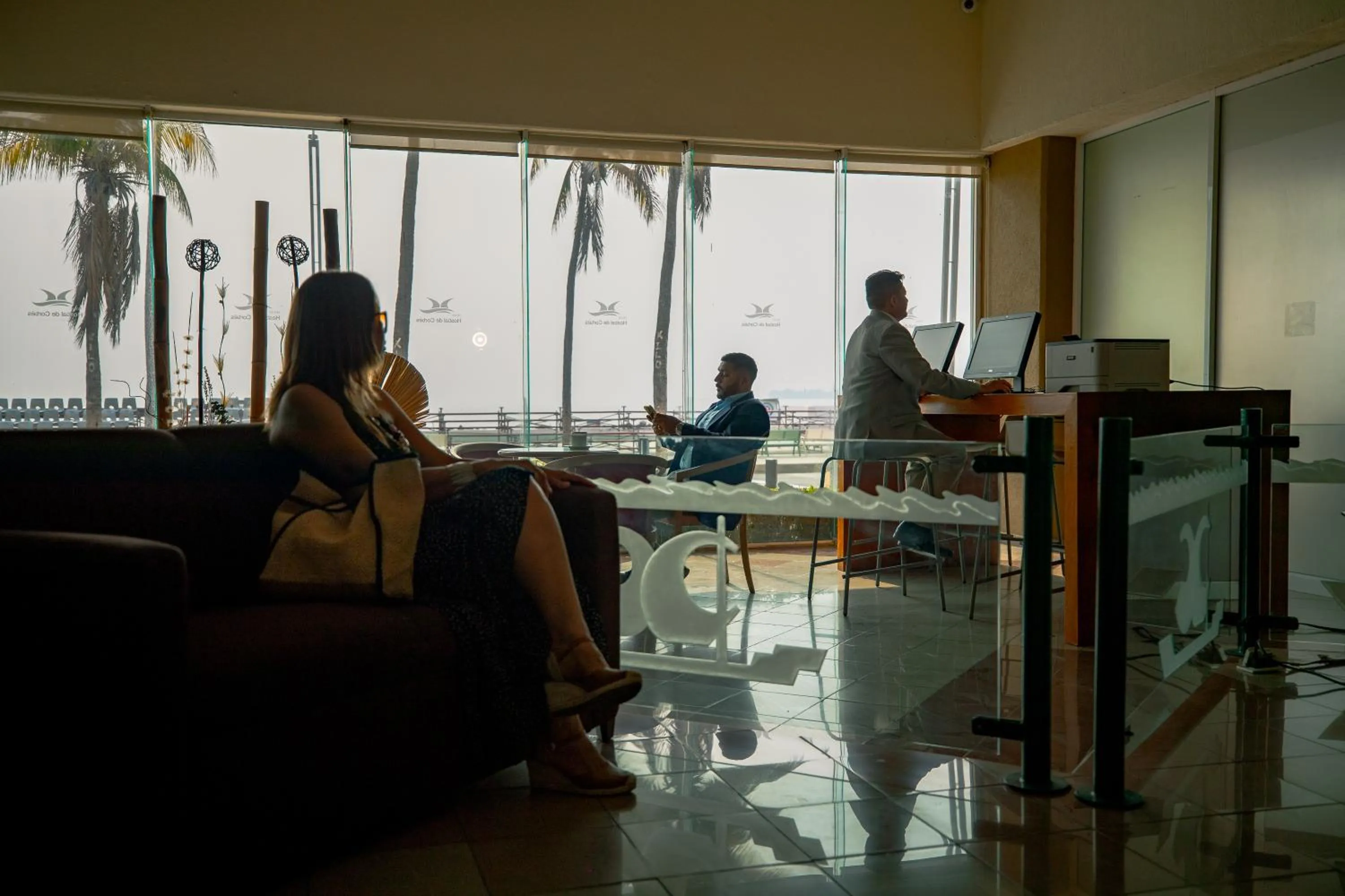 Living room in Hotel Hostal de Cortés