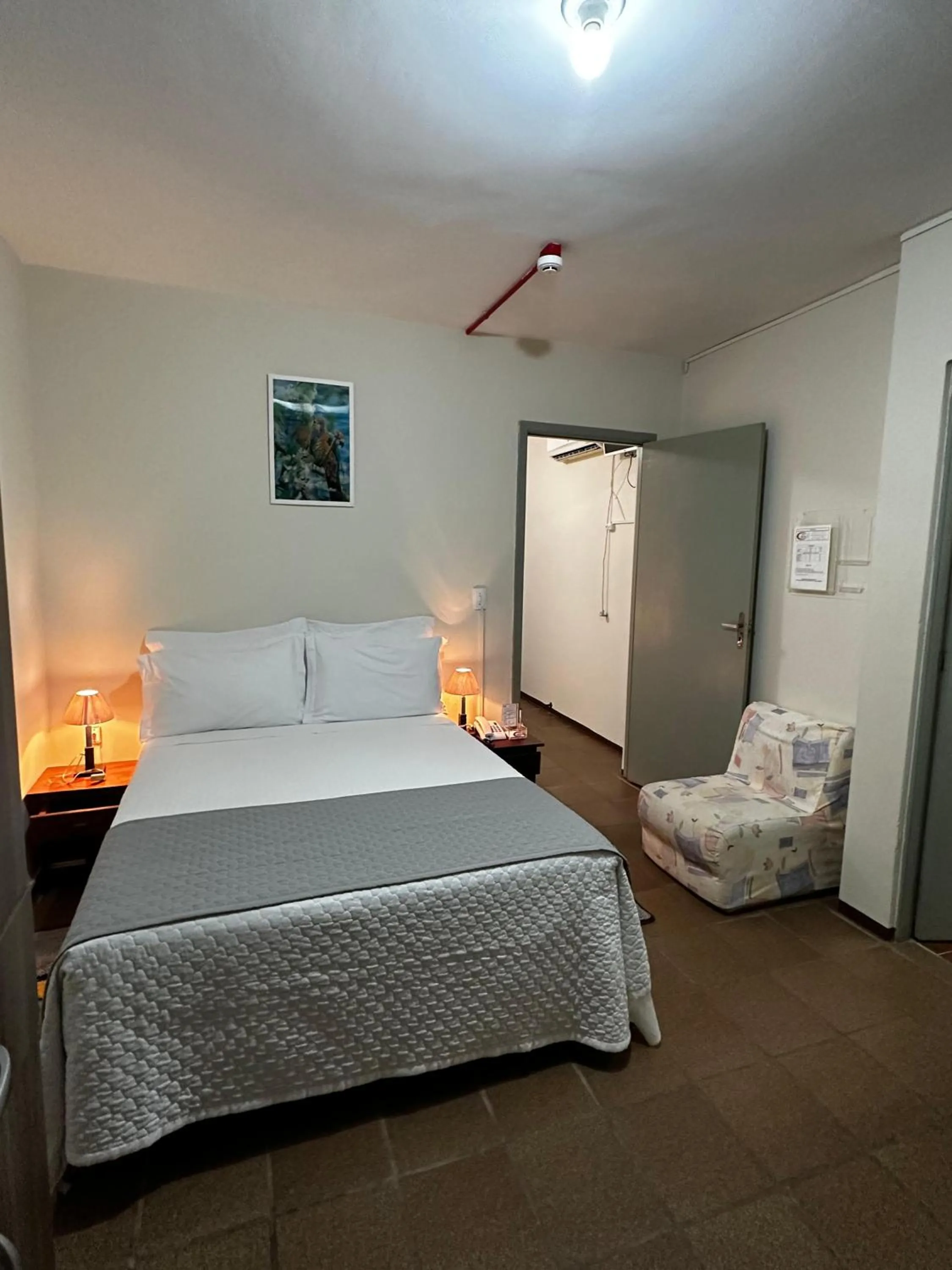 Bed in Hotel Mirante