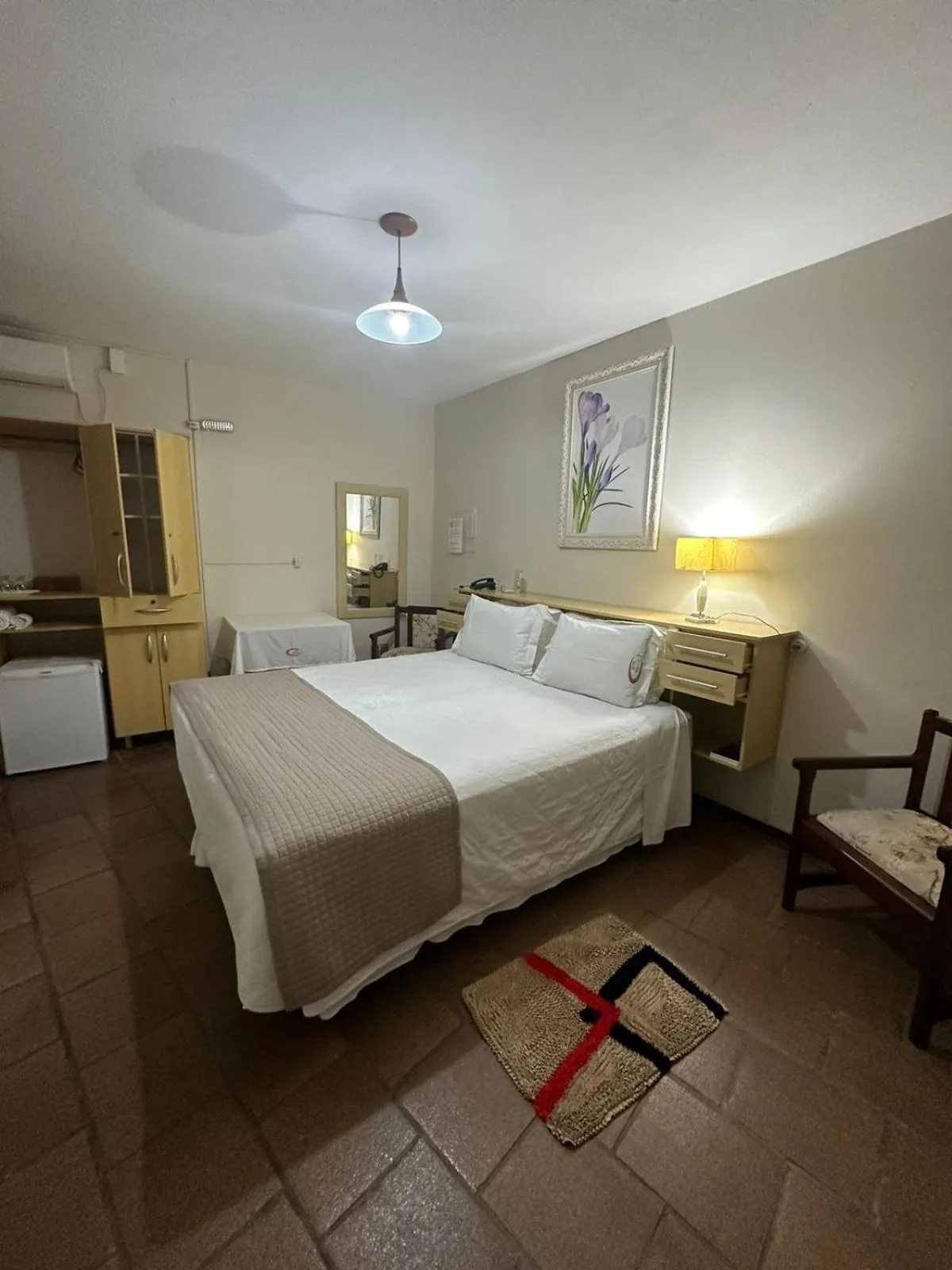 Bed in Hotel Mirante
